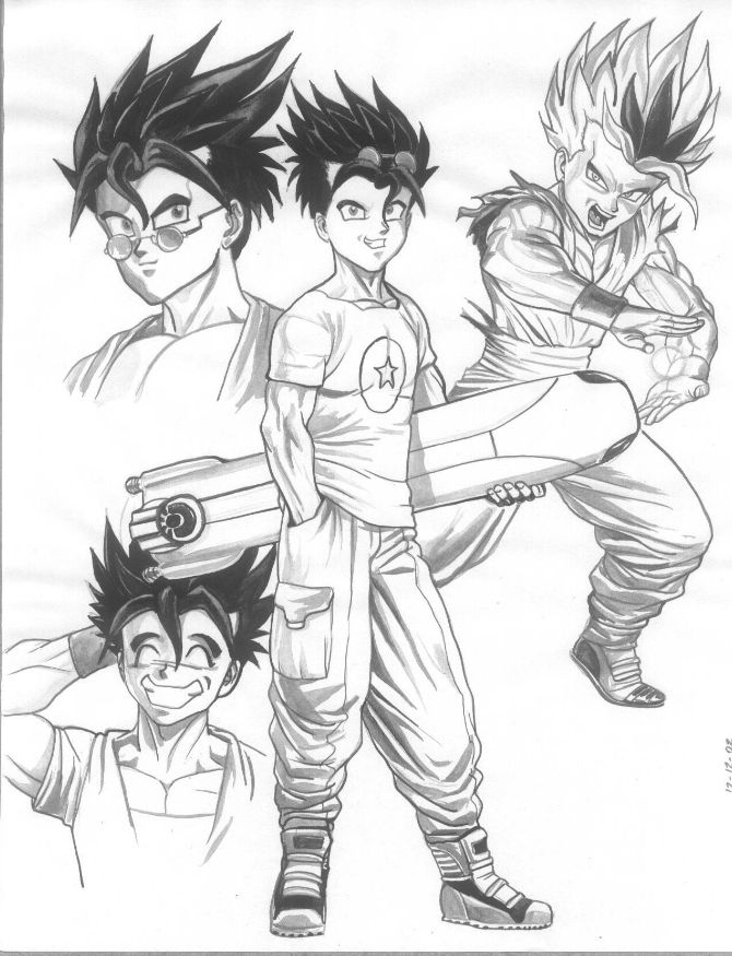 Artworks [Pandoras Box] 3 . Dragon Ball Z No Color Artworks - [Pandoras Box] – page 76