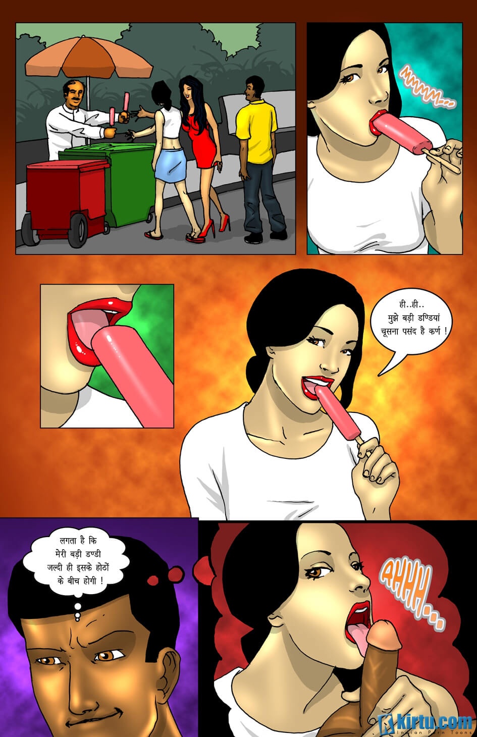 Savita Bhabhi In Goa [Kirtu] 3.5 . Savita Bhabhi In Goa - Chapter 3 - Hindi [Kirtu] – page 8