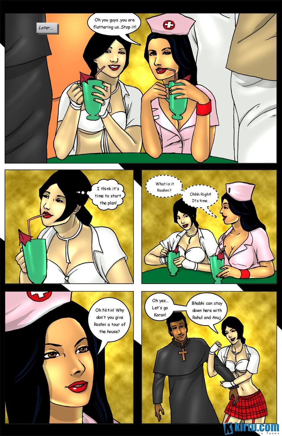 Savita Bhabhi In Goa [Kirtu] 4 . Savita Bhabhi In Goa - The Costume Party - Chapter 4 [Kirtu] – page 15