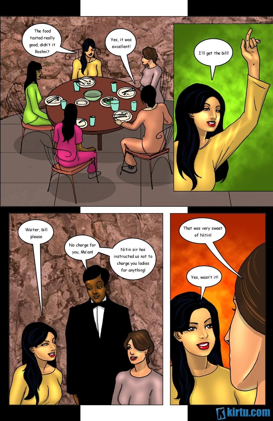 Savita Bhabhi In Goa [Kirtu] 3 . Savita Bhabhi In Goa - 2 Hot Girls fight for 1 Lucky Guy? - Chapter 3 [Kirtu] – page 2