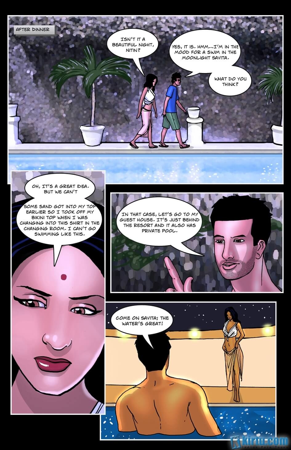 Savita Bhabhi In Goa [Kirtu] 1 . Savita Bhabhi In Goa - Beautiful Beaches, Sexy Swimsuits…. - Chapter 1 [Kirtu] – page 16