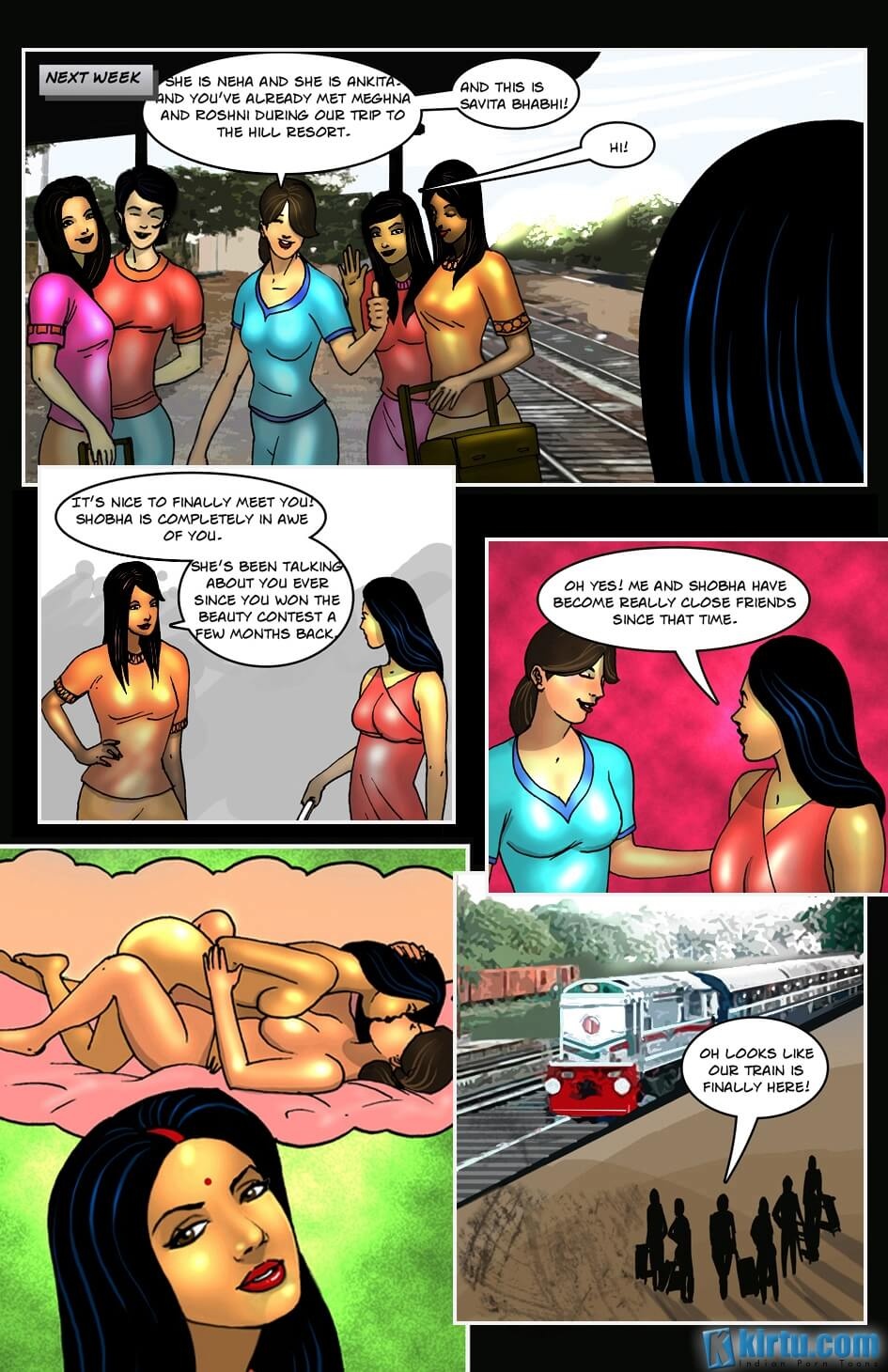 Savita Bhabhi In Goa [Kirtu] 1 . Savita Bhabhi In Goa - Beautiful Beaches, Sexy Swimsuits…. - Chapter 1 [Kirtu] – page 3