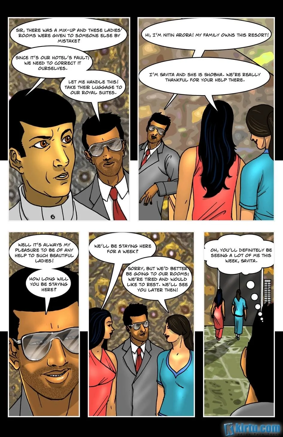 Savita Bhabhi In Goa [Kirtu] 1 . Savita Bhabhi In Goa - Beautiful Beaches, Sexy Swimsuits…. - Chapter 1 [Kirtu] – page 5
