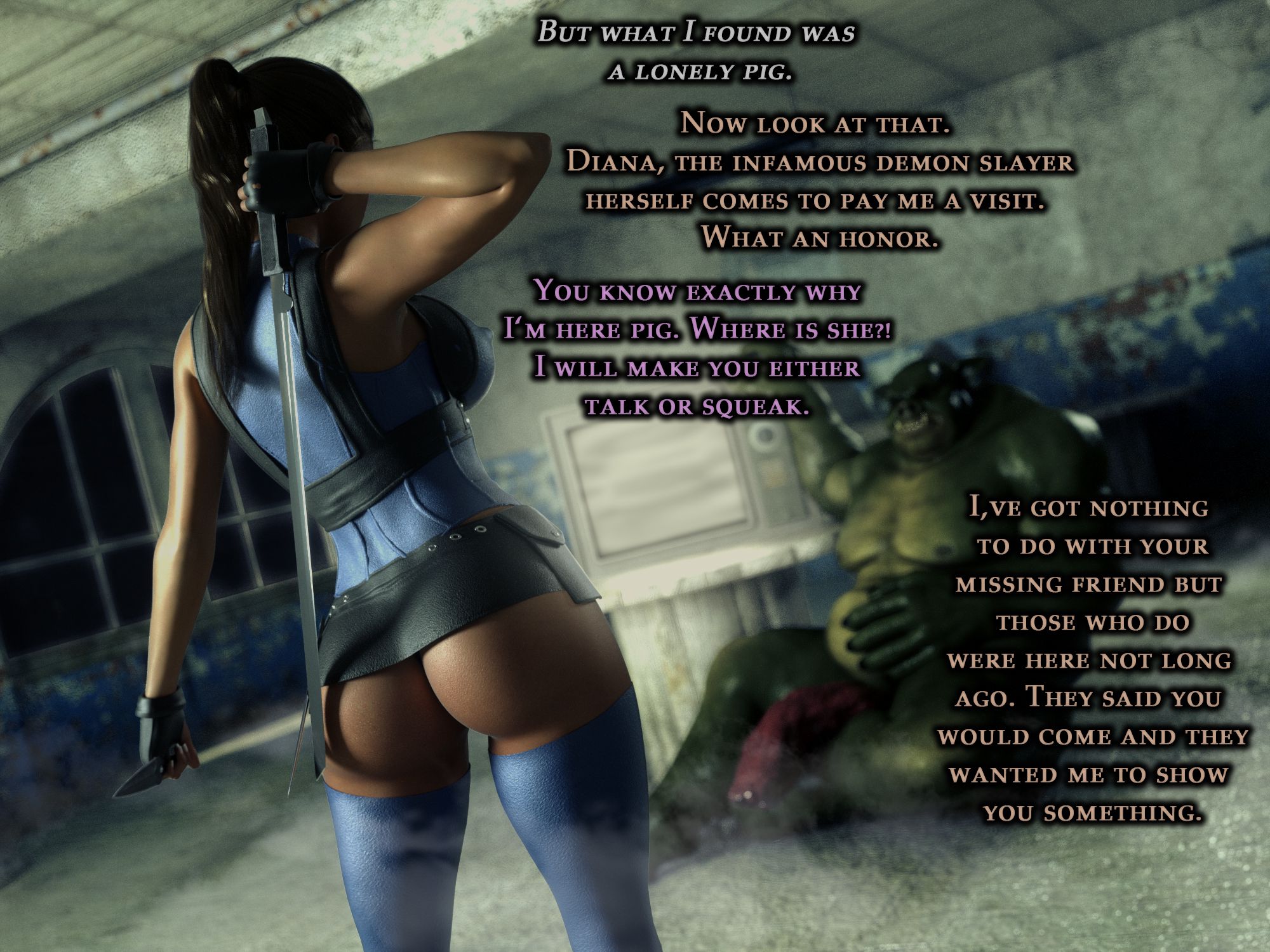 Comics And Image Sets [BadOnion] Demon Hunter Diana -  1 Text – page 2