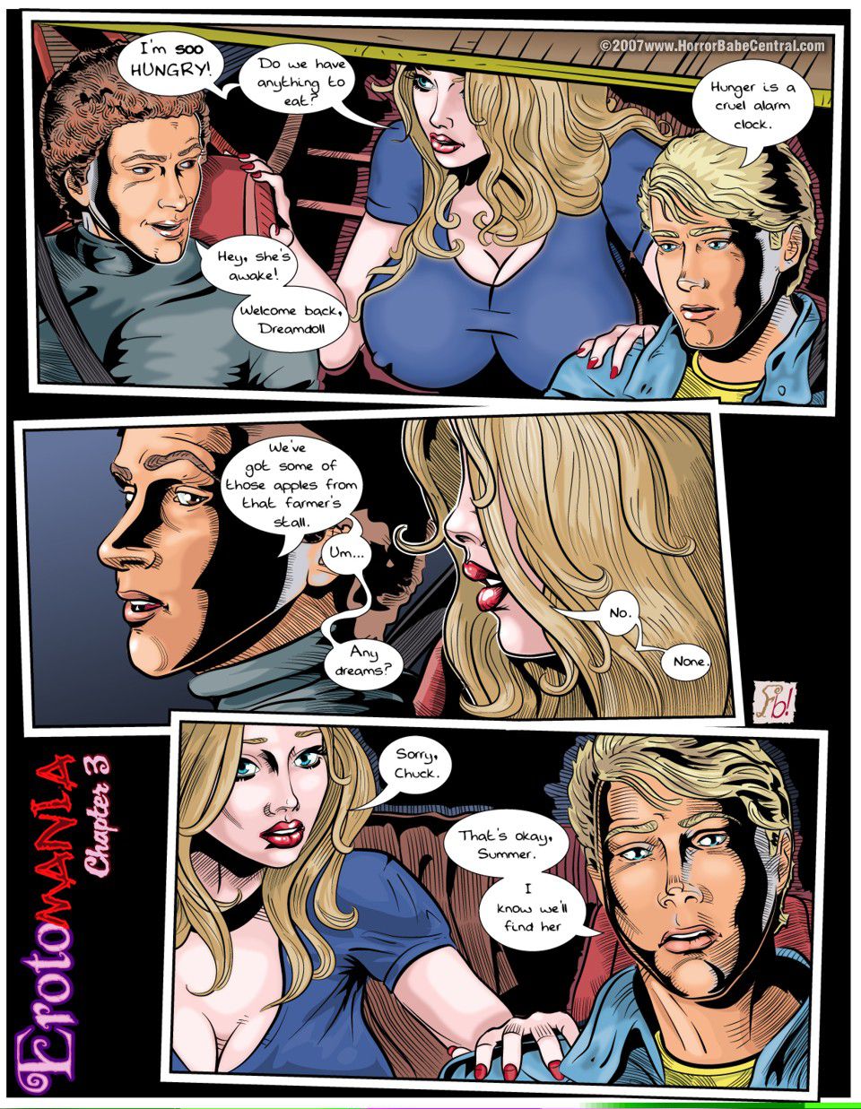 Erotomania [HorrorBabeCentral] 3 . Erotomania - Chapter 3 [HorrorBabeCentral] – page 1