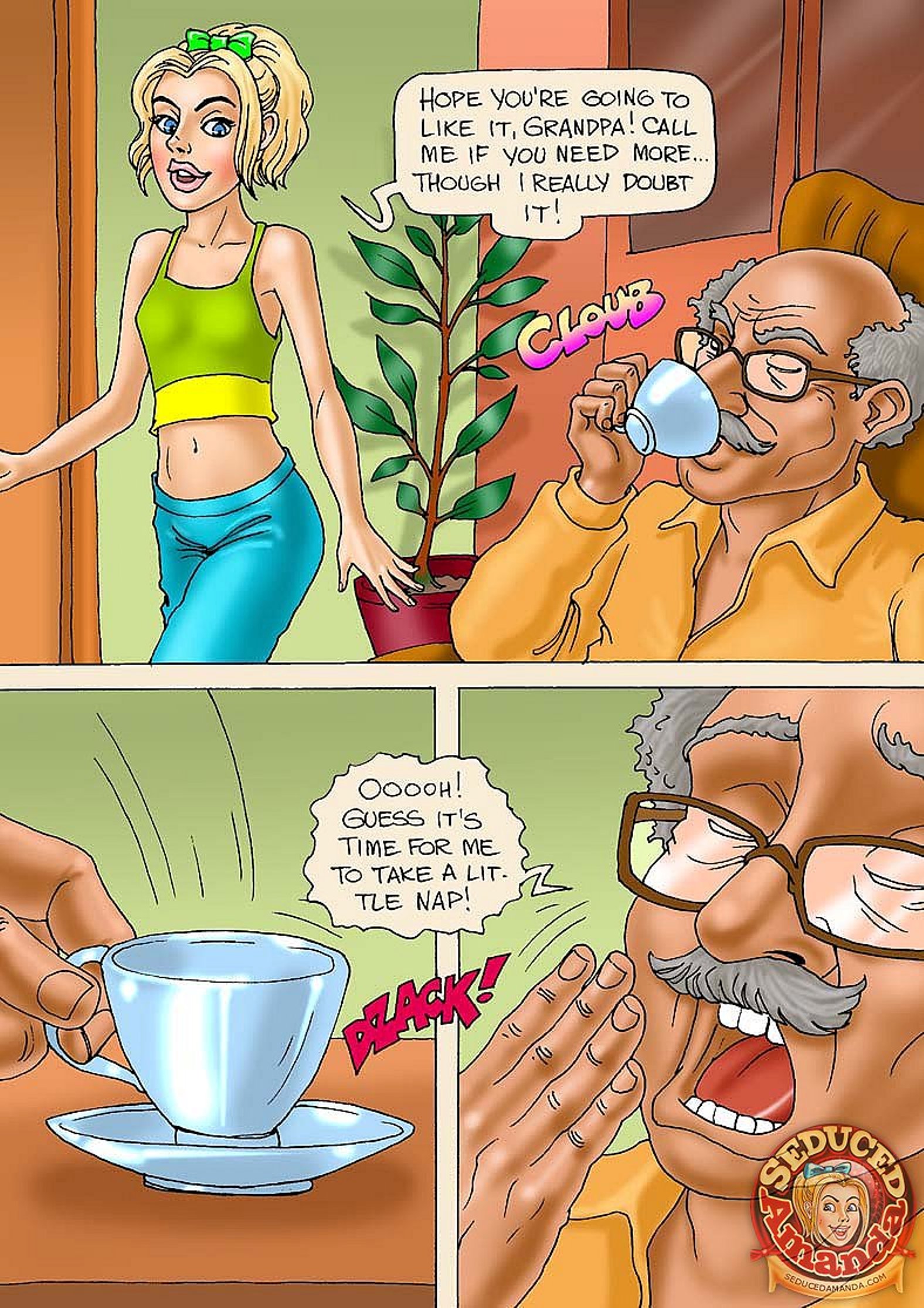Seduced Amanda [Seduced Amanda] Grandpa Does His Best – page 6