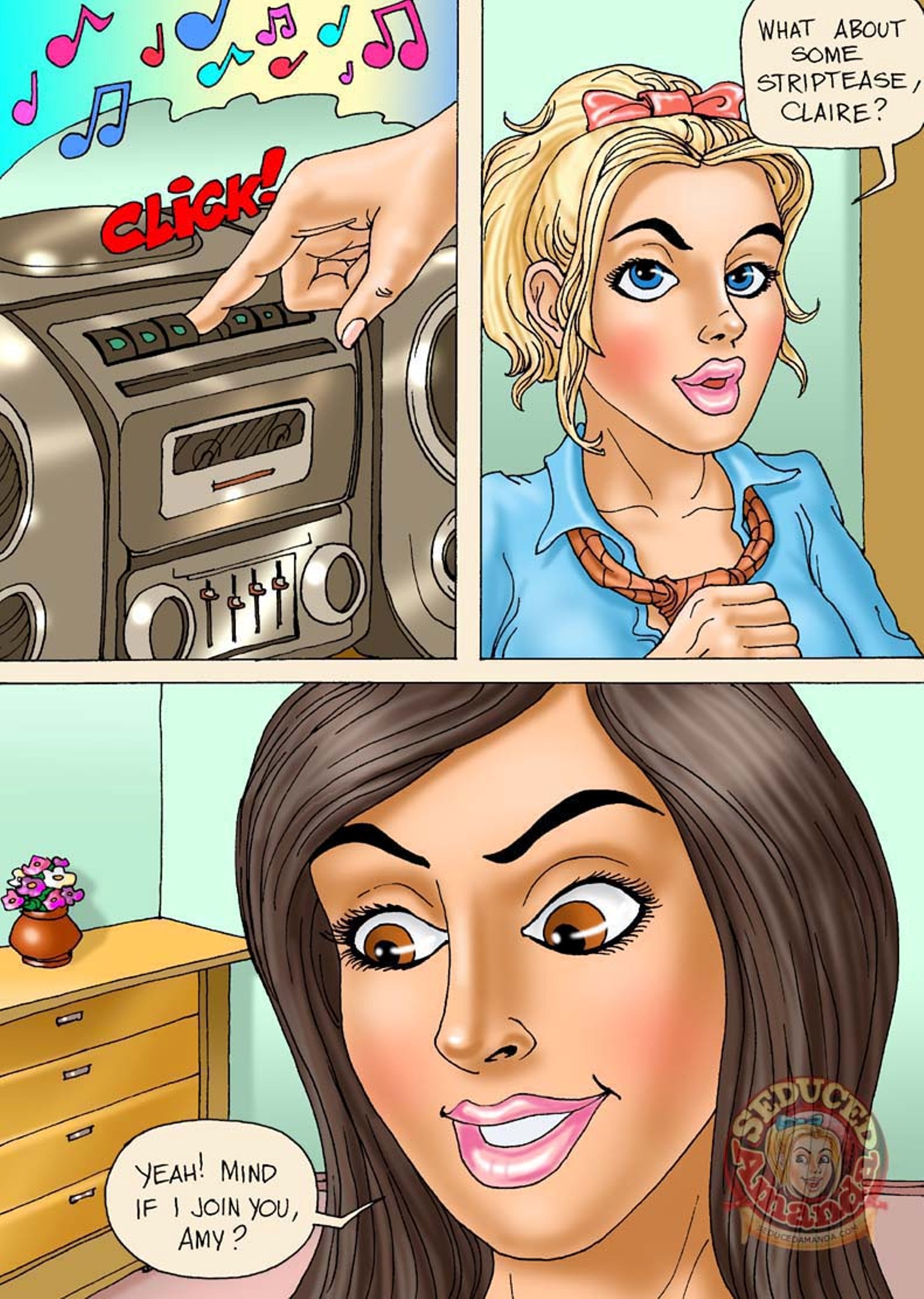 Seduced Amanda [Seduced Amanda] Lesbian Action – page 2