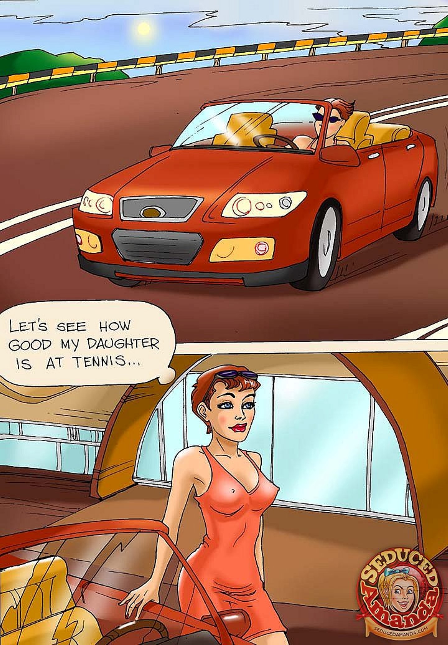 Seduced Amanda [Seduced Amanda] Tenis Training – page 1