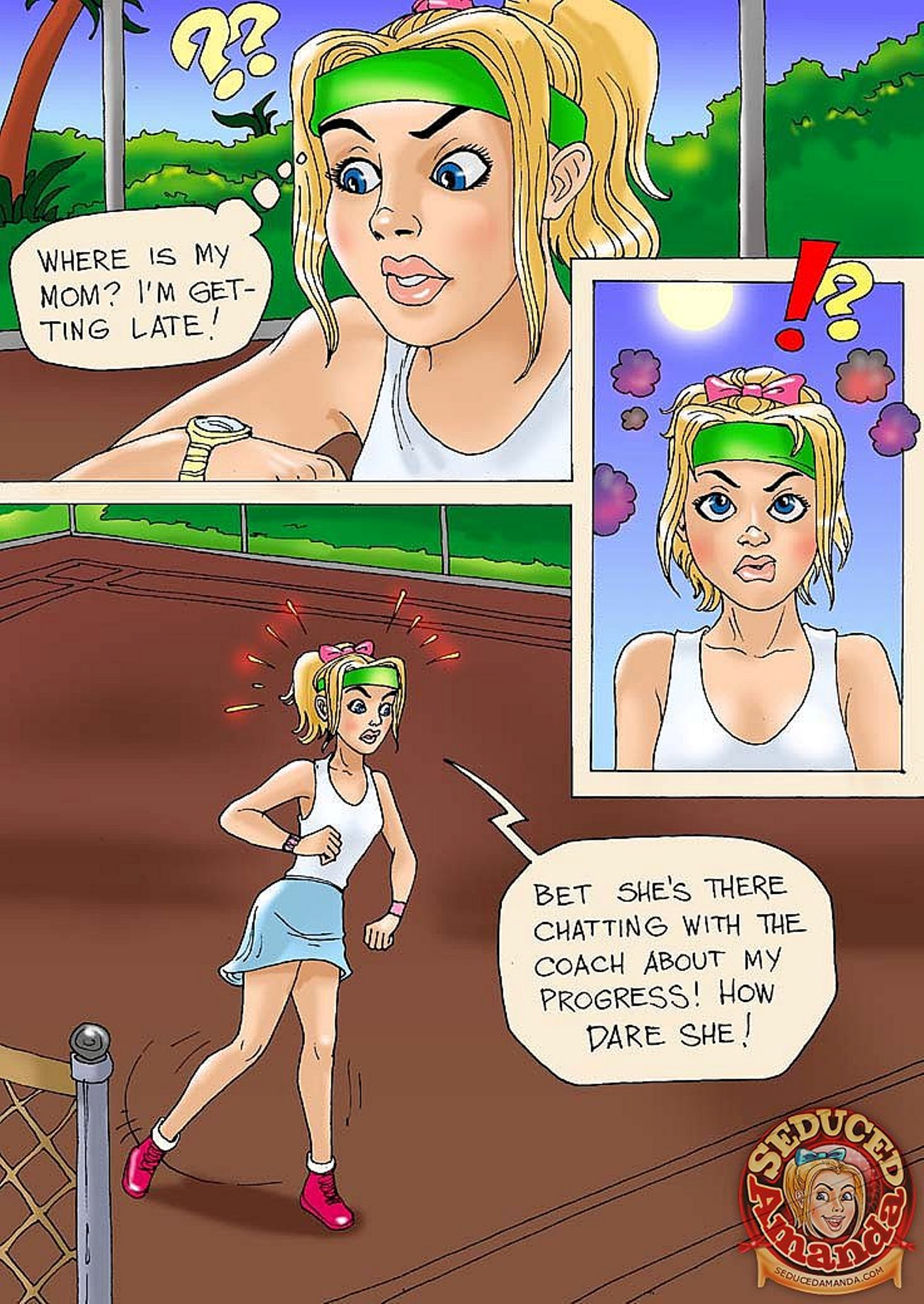 Seduced Amanda [Seduced Amanda] Tenis Training – page 10
