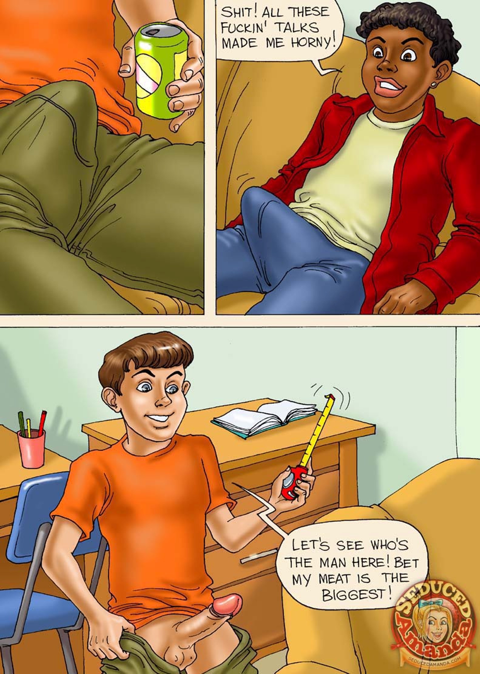 Seduced Amanda [Seduced Amanda] My Brother and his Friends – page 5