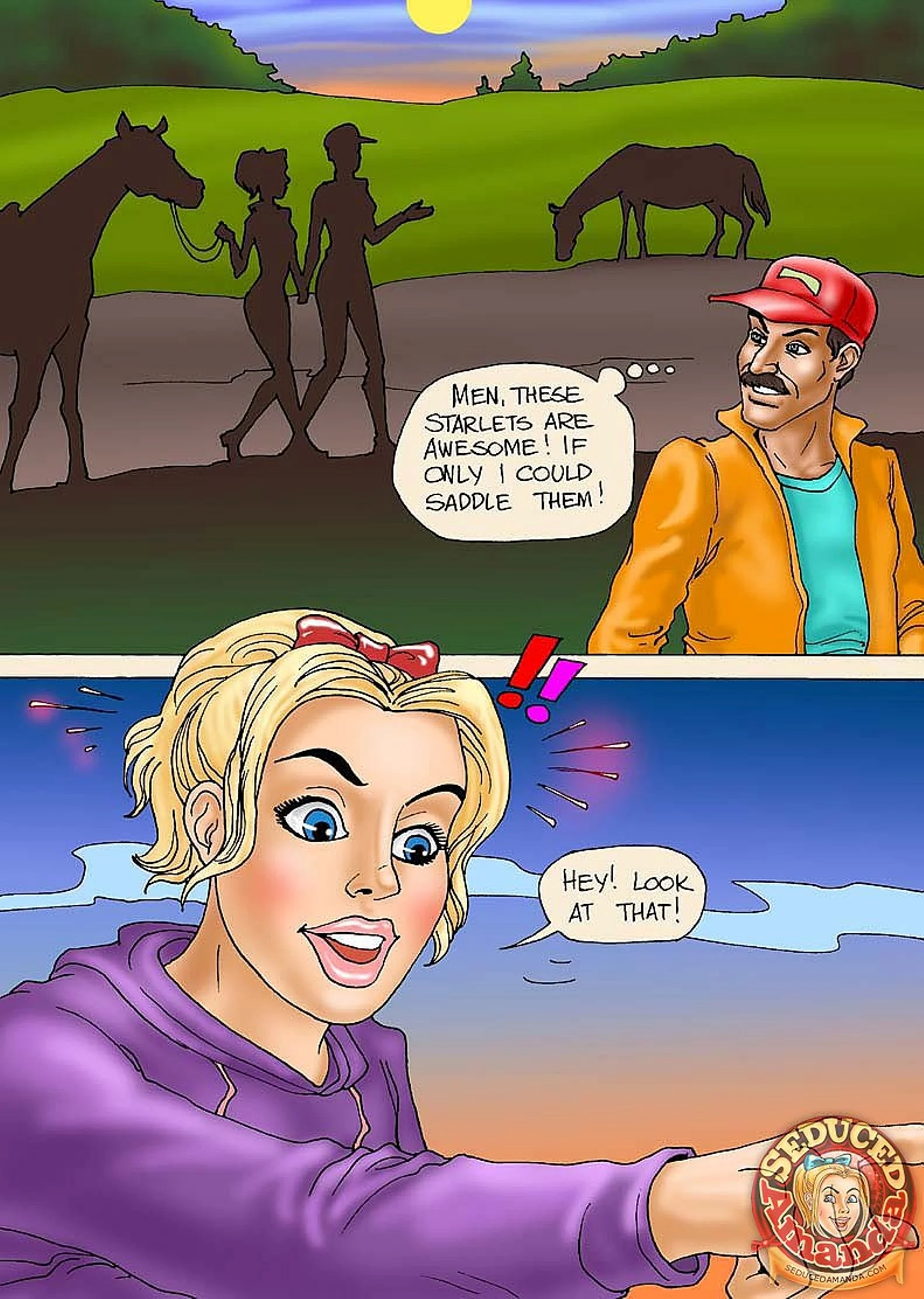 Seduced Amanda [Seduced Amanda] Riding a Stallion – page 6