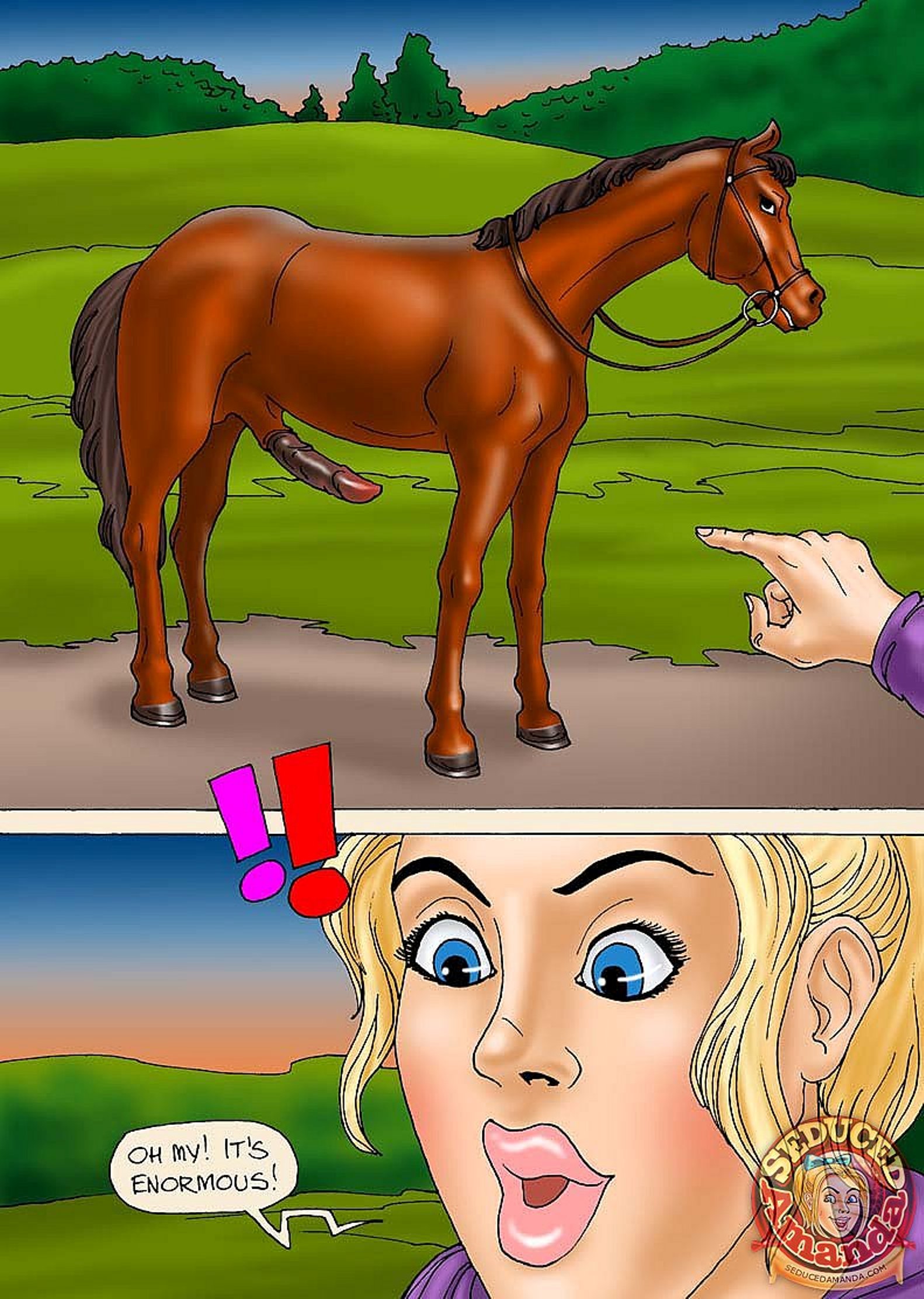 Seduced Amanda [Seduced Amanda] Riding a Stallion – page 7