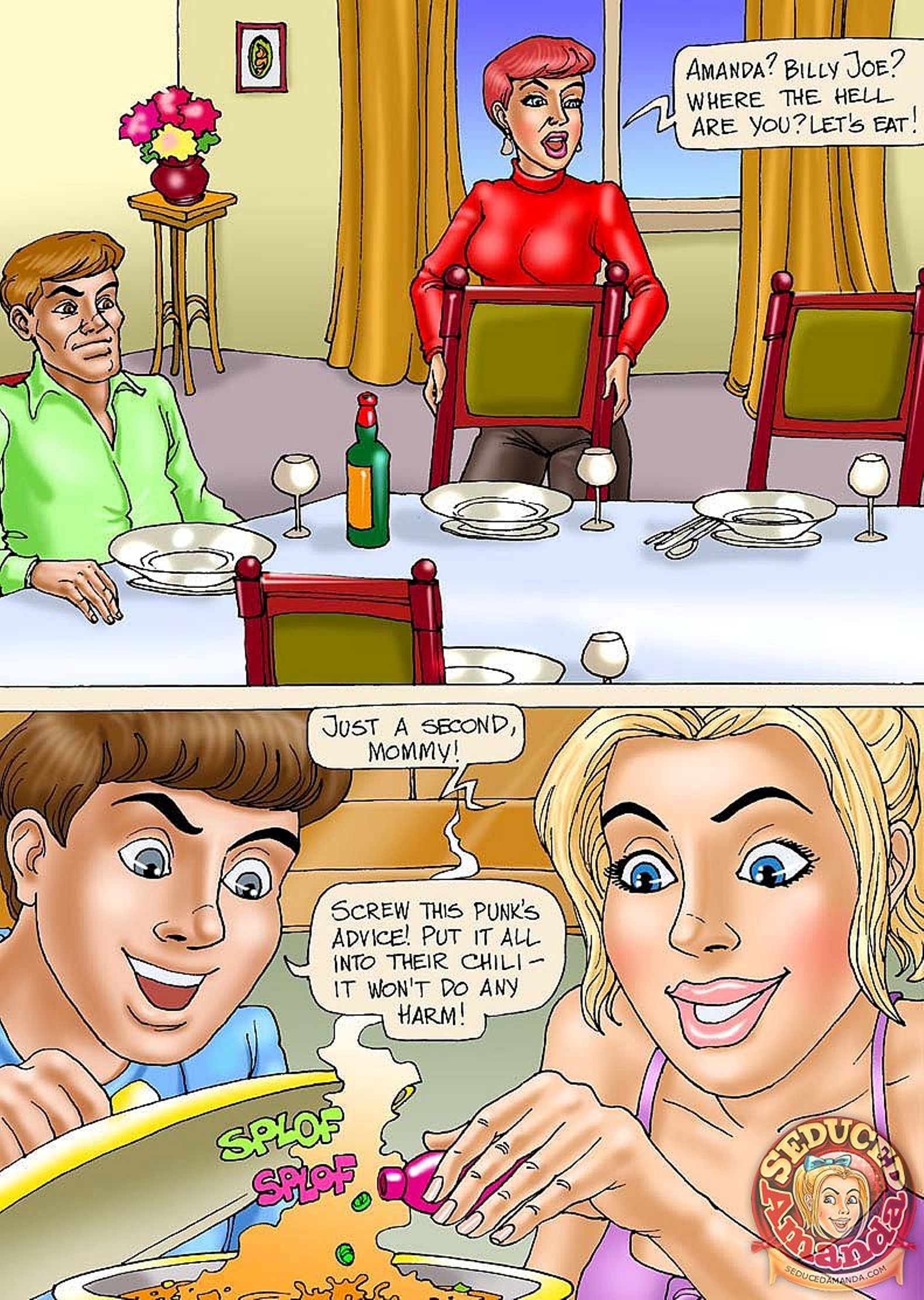 Seduced Amanda [Seduced Amanda] A Family Orgy – page 6