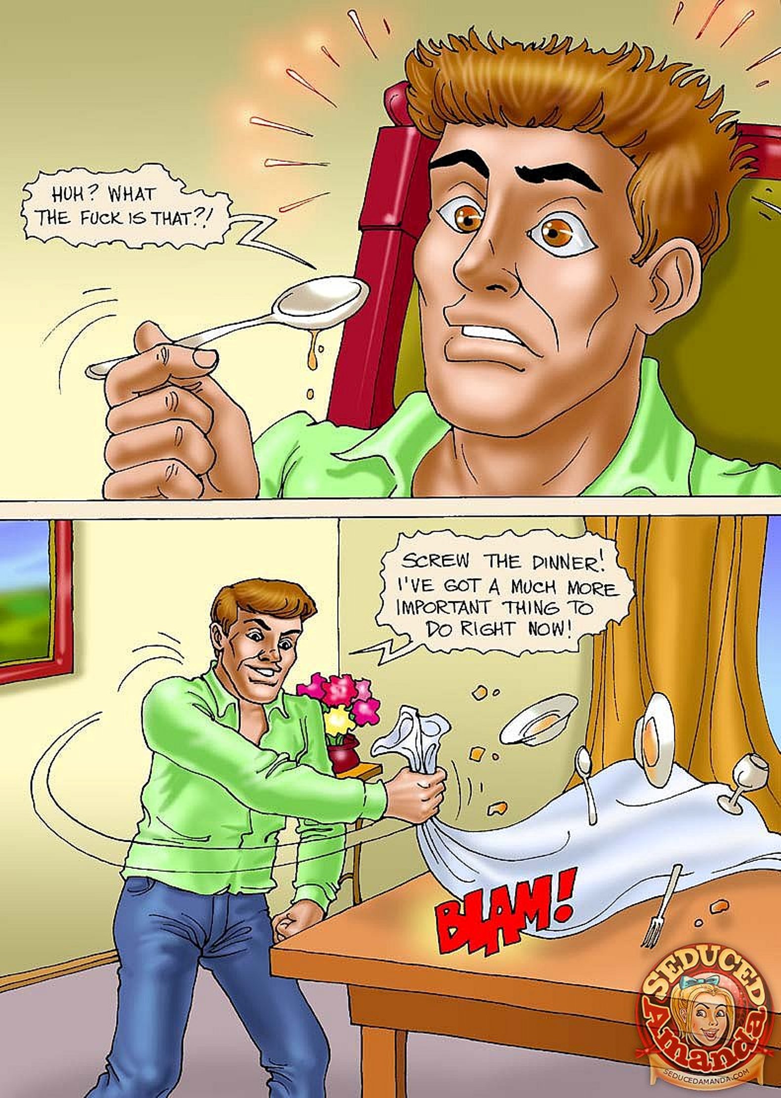 Seduced Amanda [Seduced Amanda] A Family Orgy – page 8
