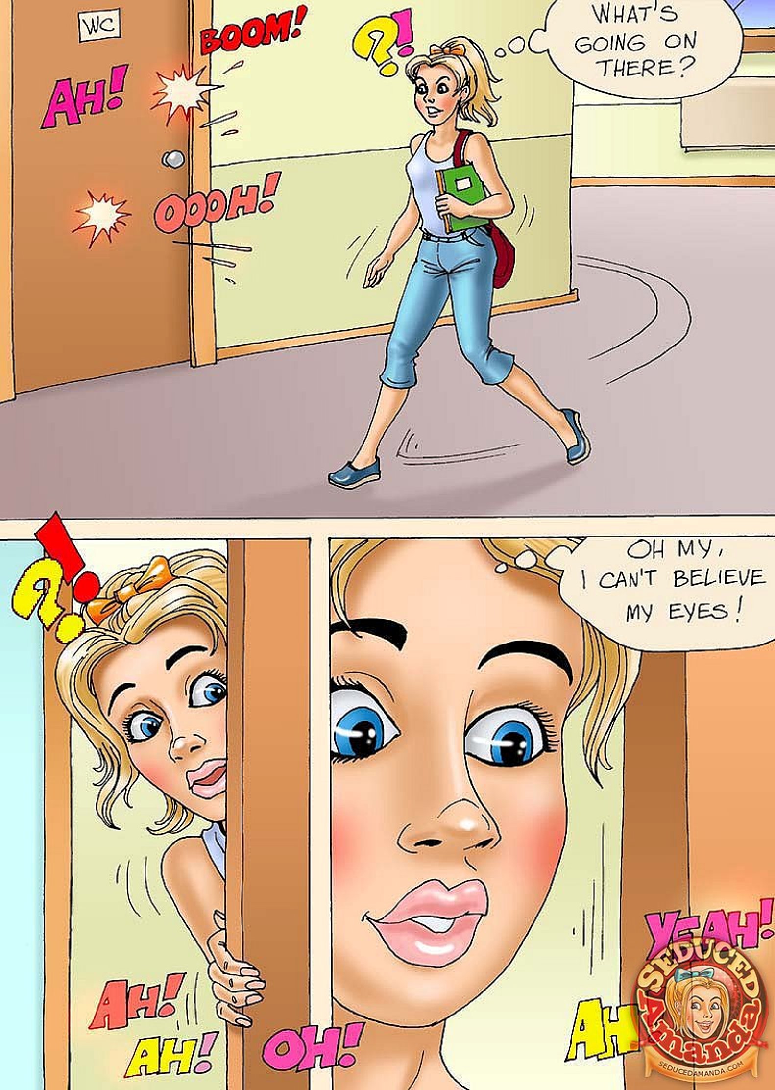 Seduced Amanda [Seduced Amanda] College Punishment – page 1