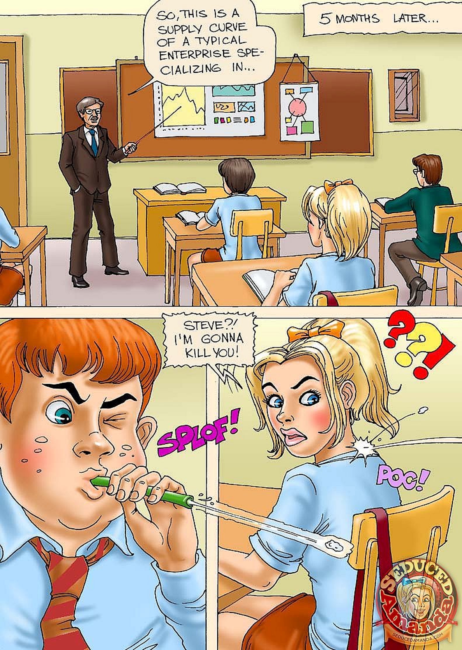 Seduced Amanda [Seduced Amanda] College Punishment – page 3