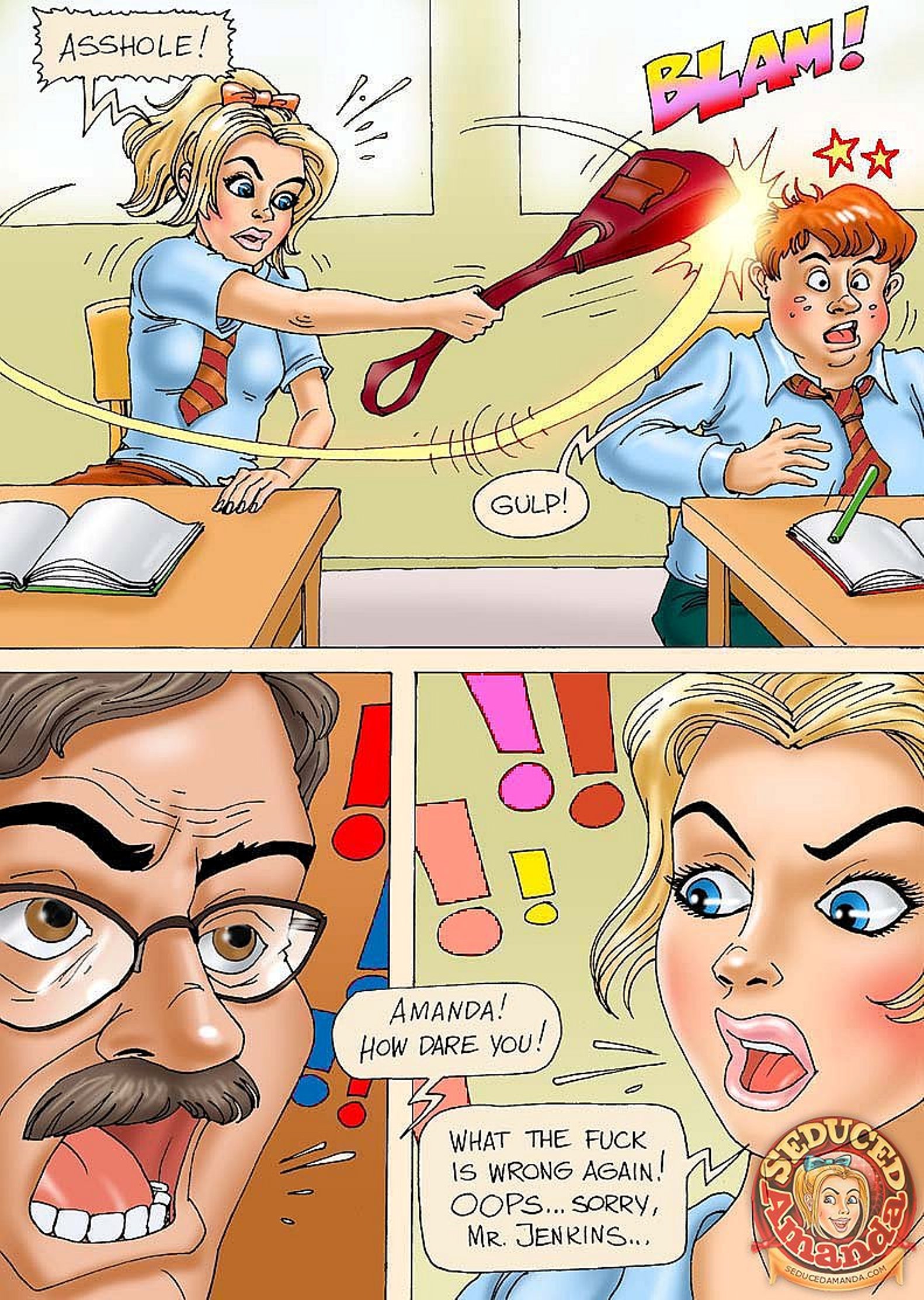 Seduced Amanda [Seduced Amanda] College Punishment – page 4
