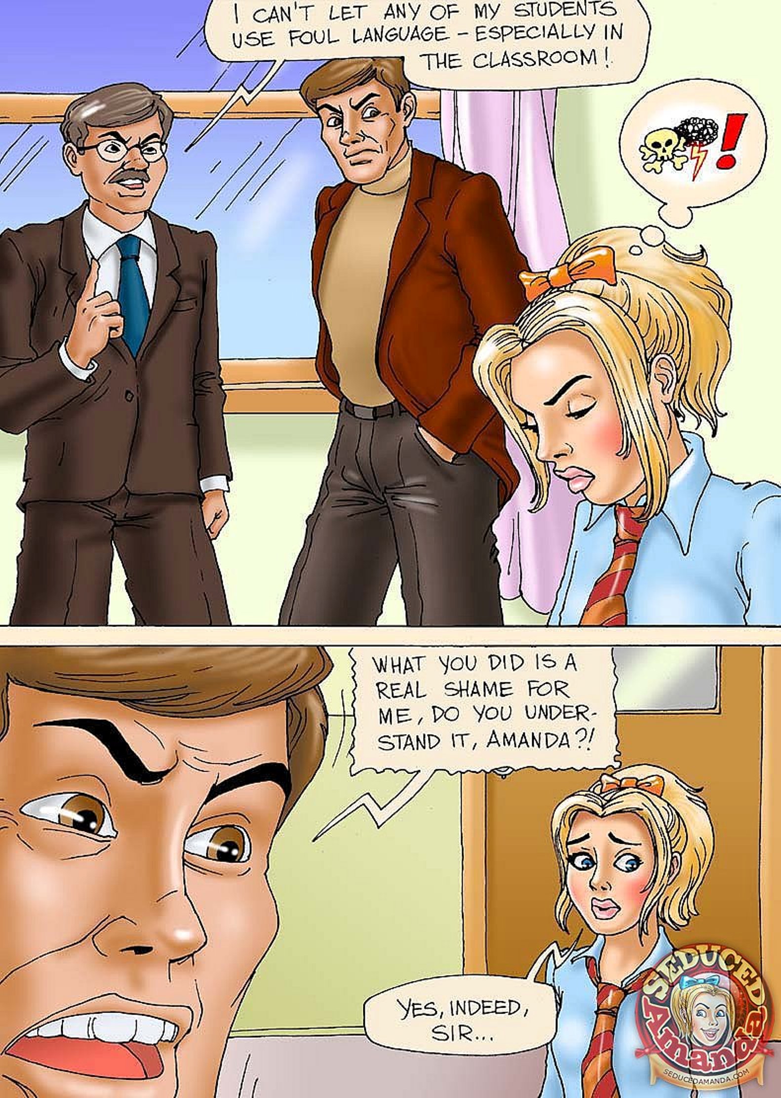 Seduced Amanda [Seduced Amanda] College Punishment – page 6