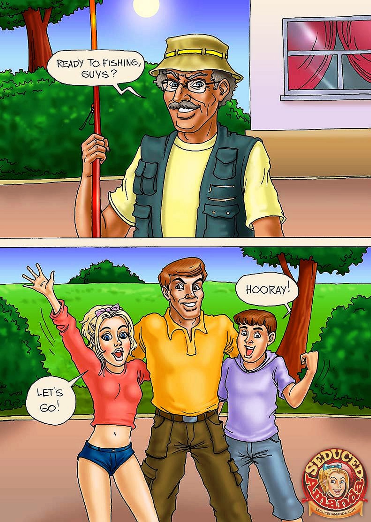 Seduced Amanda [Seduced Amanda] A Lovely Fishing – page 1