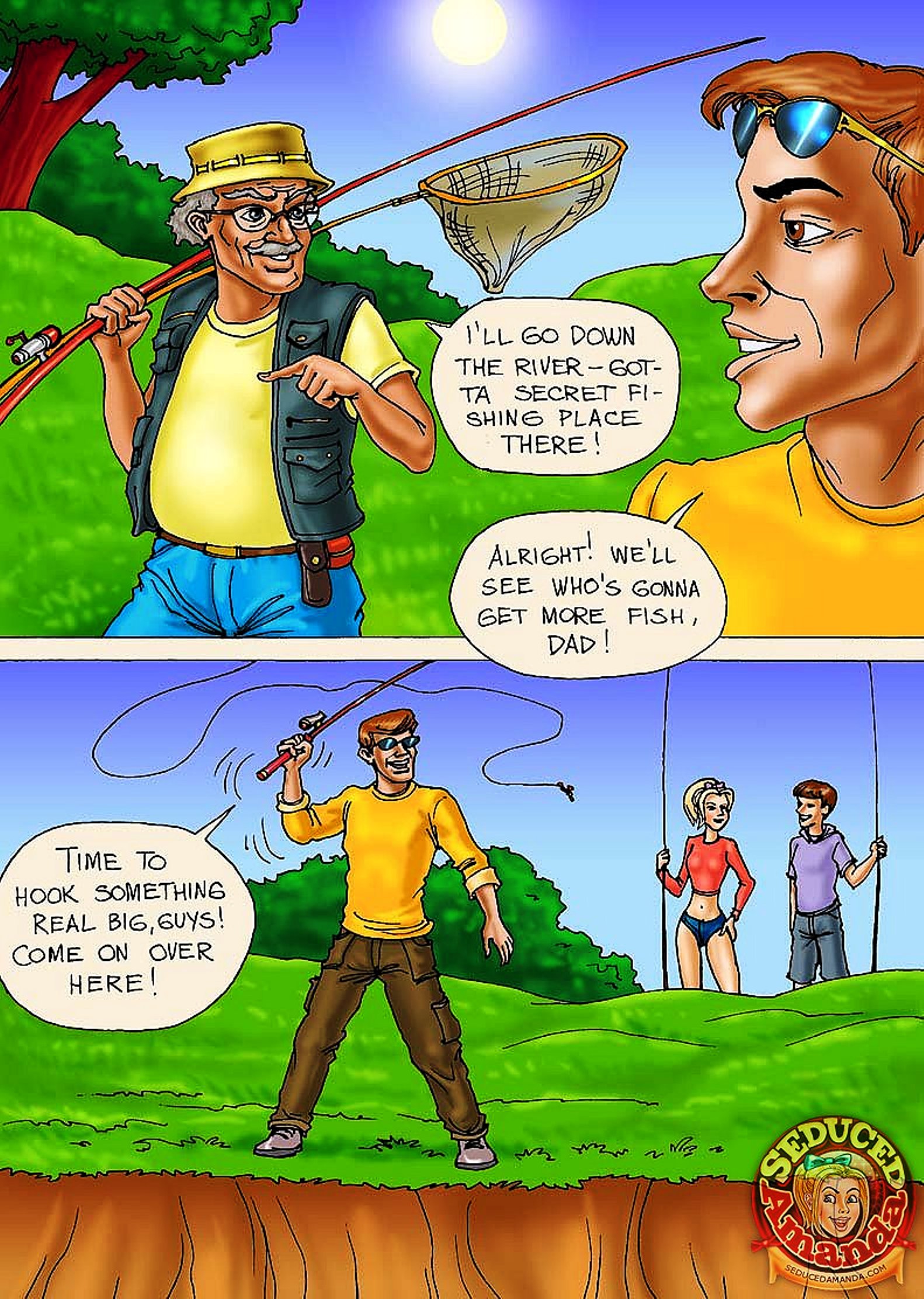 Seduced Amanda [Seduced Amanda] A Lovely Fishing – page 3