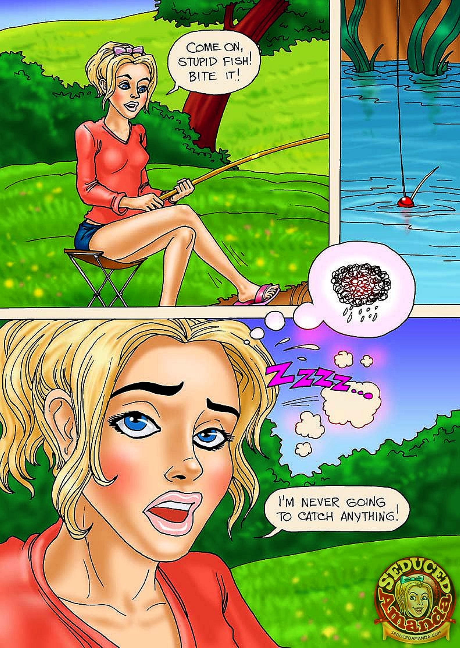 Seduced Amanda [Seduced Amanda] A Lovely Fishing – page 4