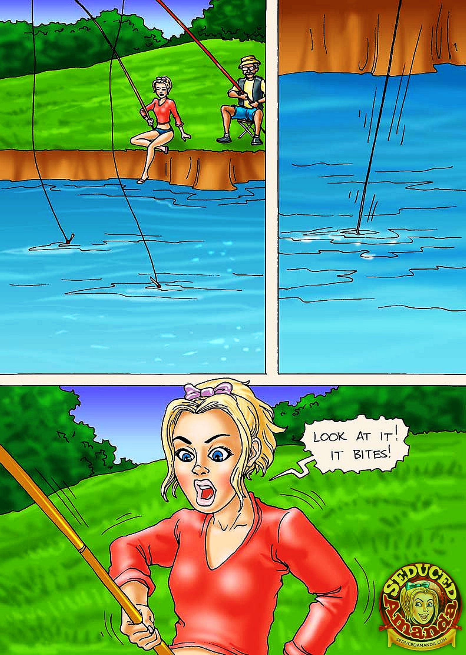 Seduced Amanda [Seduced Amanda] A Lovely Fishing – page 7
