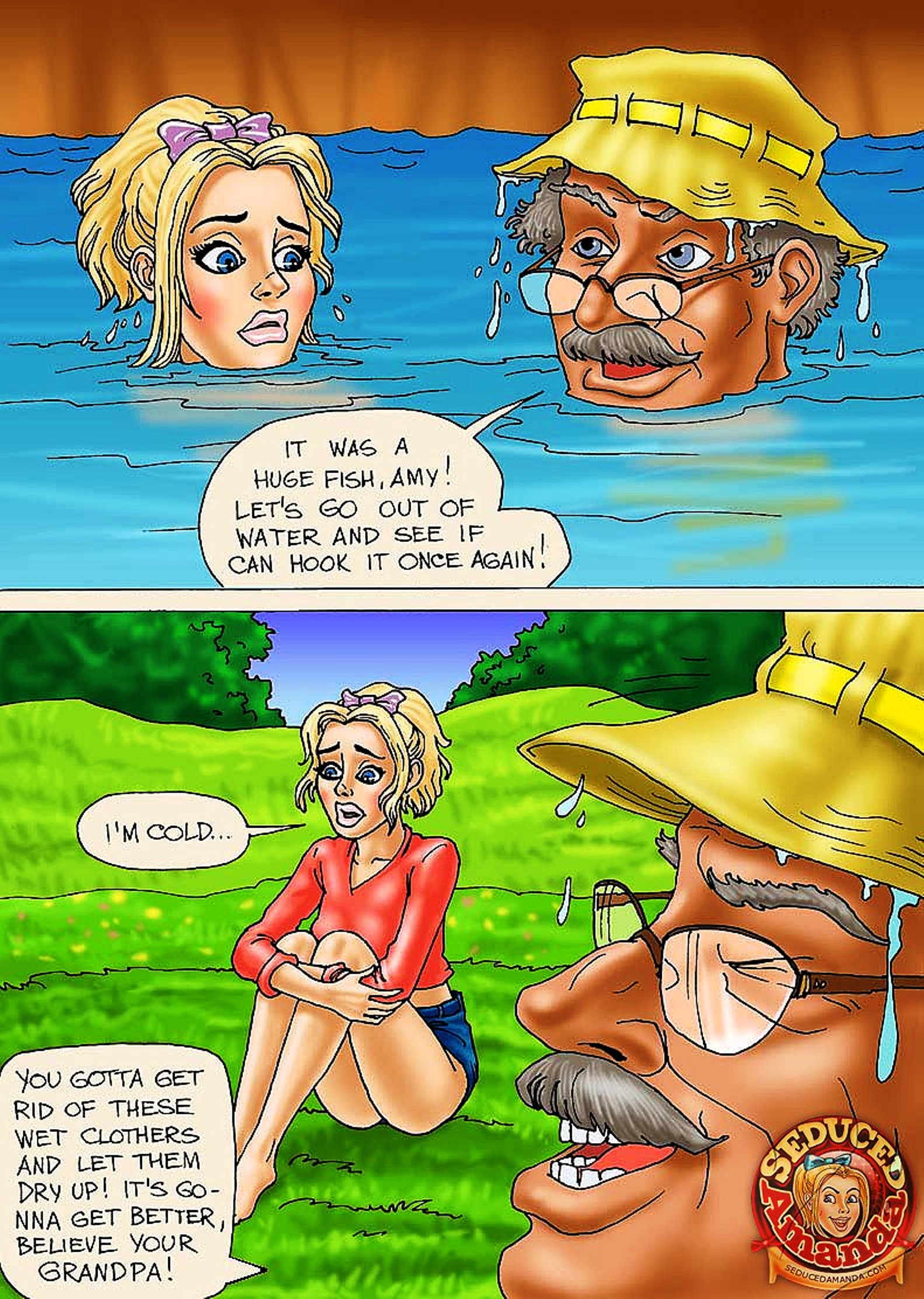 Seduced Amanda [Seduced Amanda] A Lovely Fishing – page 9
