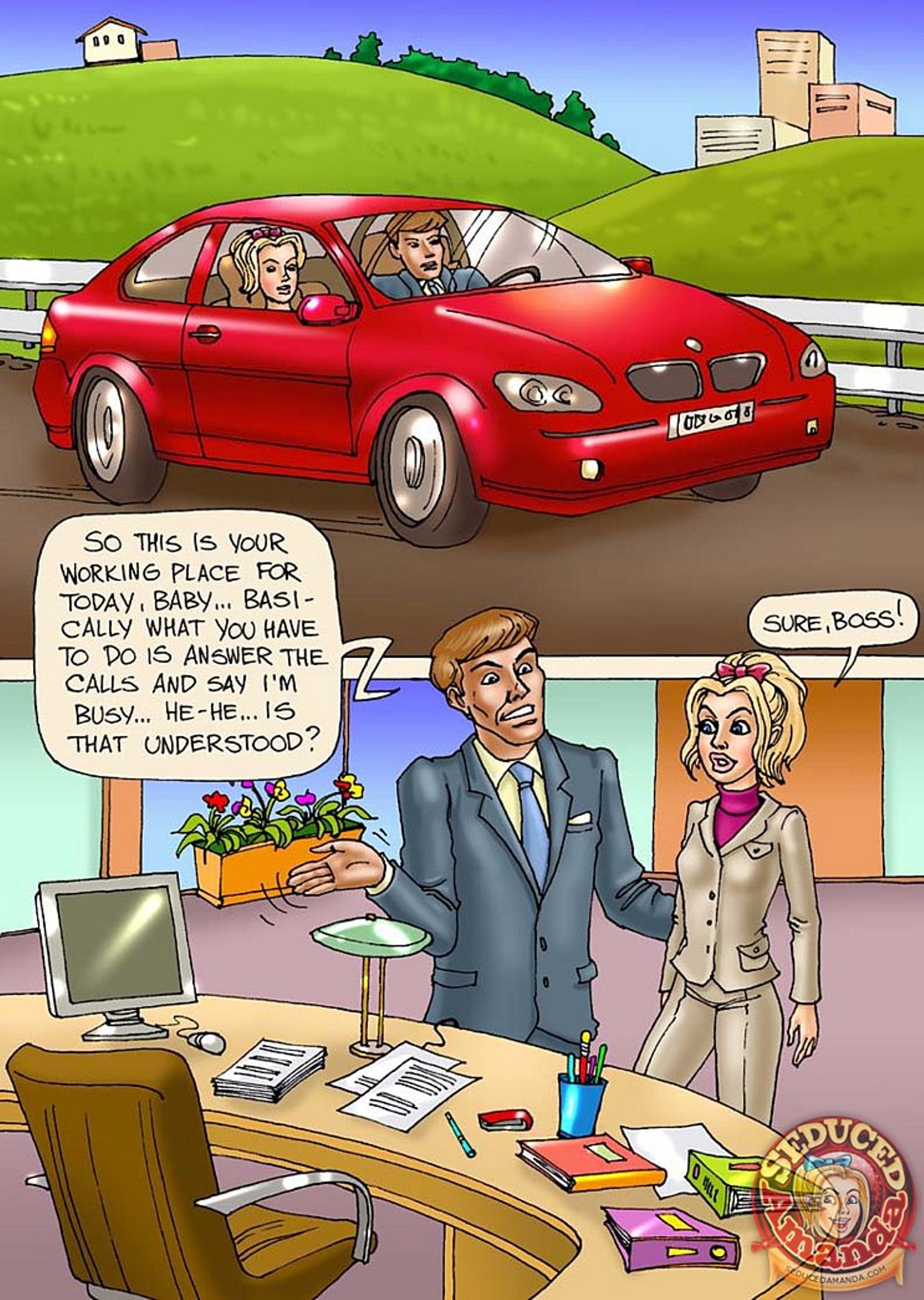Seduced Amanda [Seduced Amanda] Being Dad's Secretary – page 4