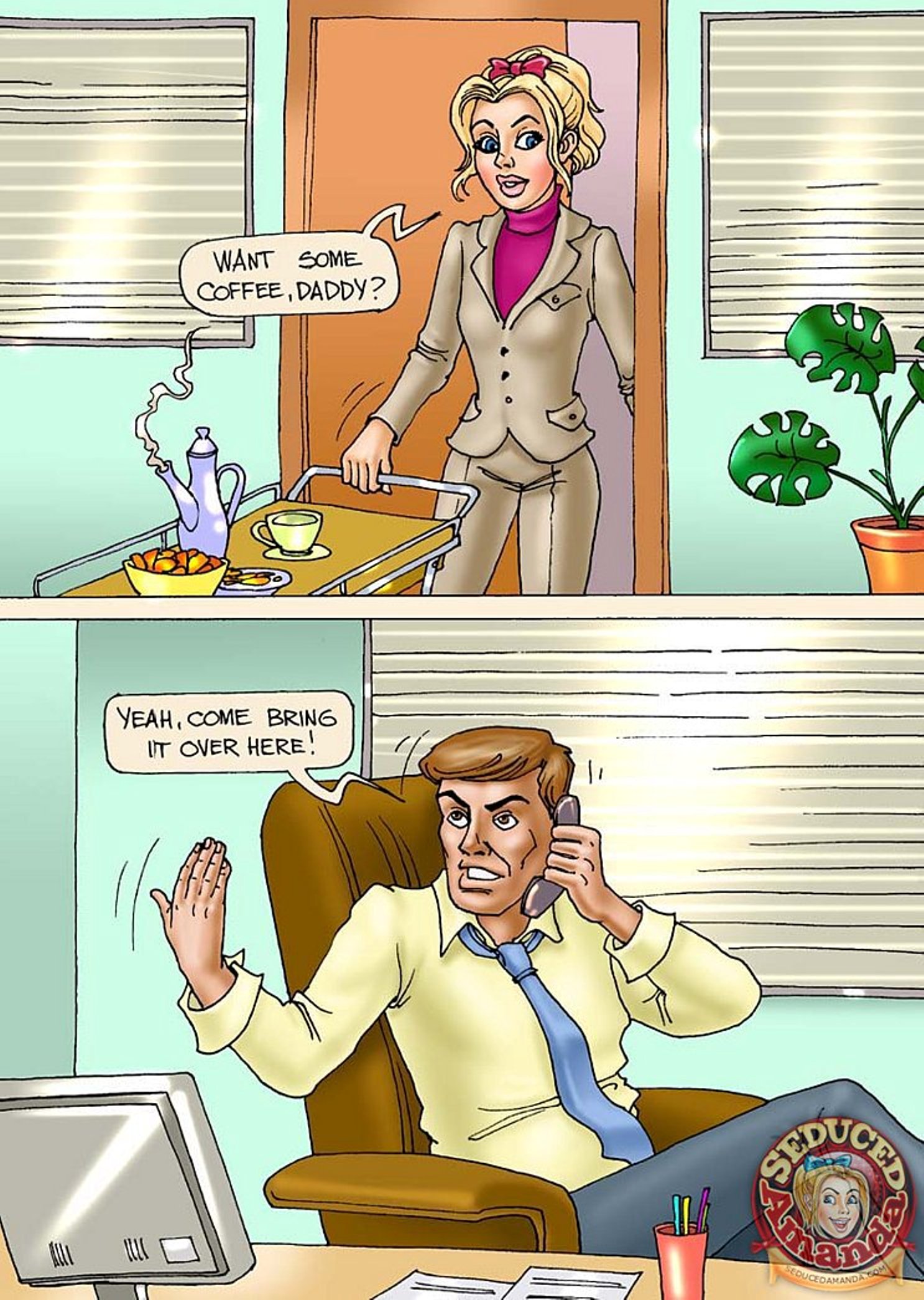 Seduced Amanda [Seduced Amanda] Being Dad's Secretary – page 6