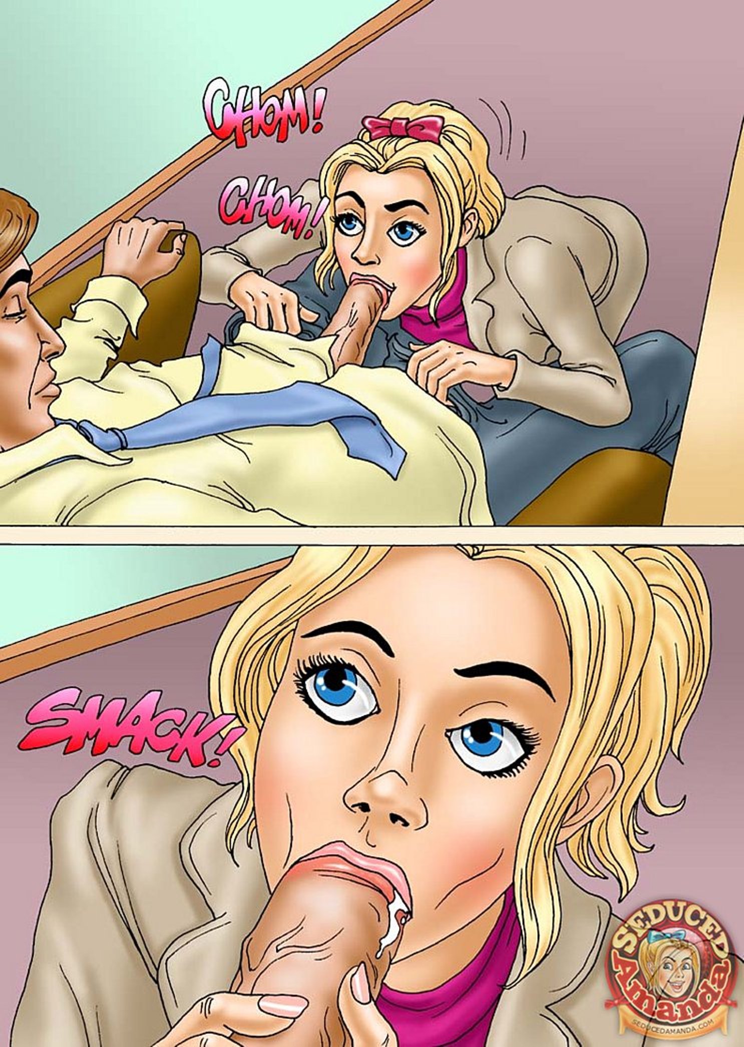 Seduced Amanda [Seduced Amanda] Being Dad's Secretary – page 8