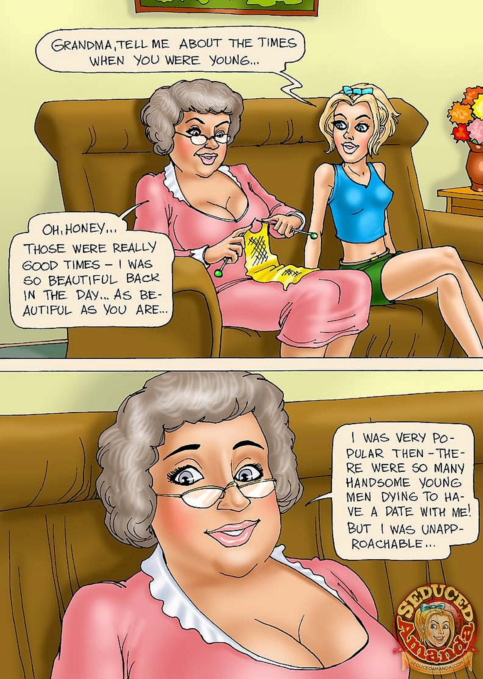 Seduced Amanda [Seduced Amanda] Grandma Memories – page 1