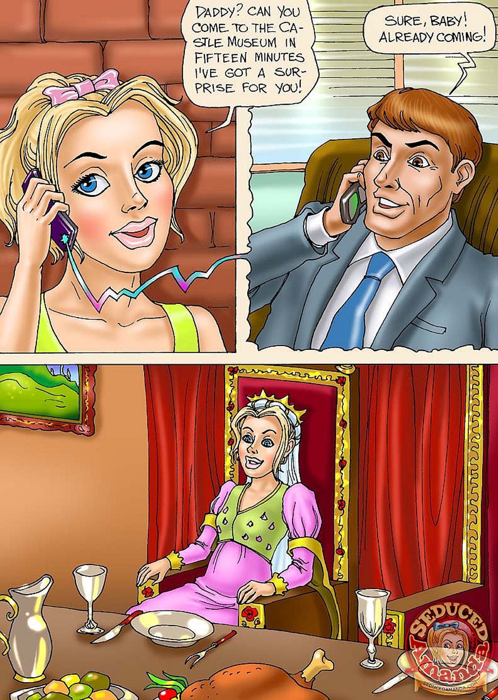 Seduced Amanda [Seduced Amanda] A Candlelit Dinner – page 4