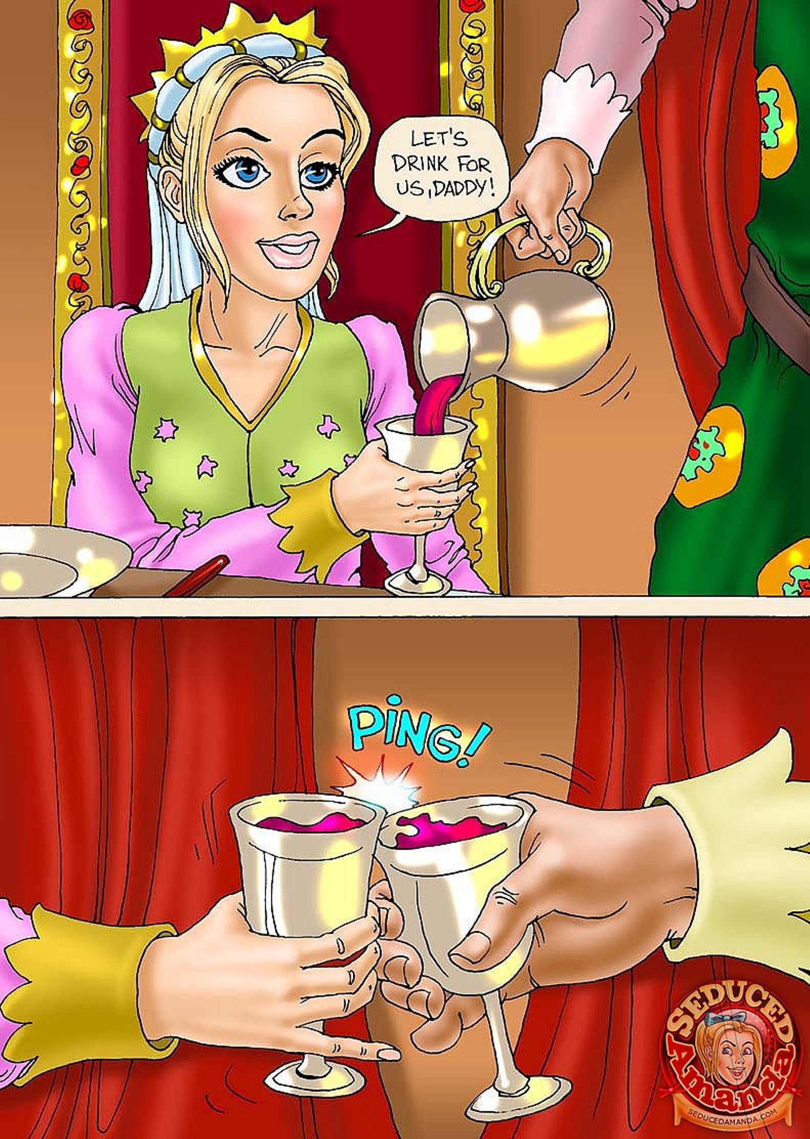 Seduced Amanda [Seduced Amanda] A Candlelit Dinner – page 6