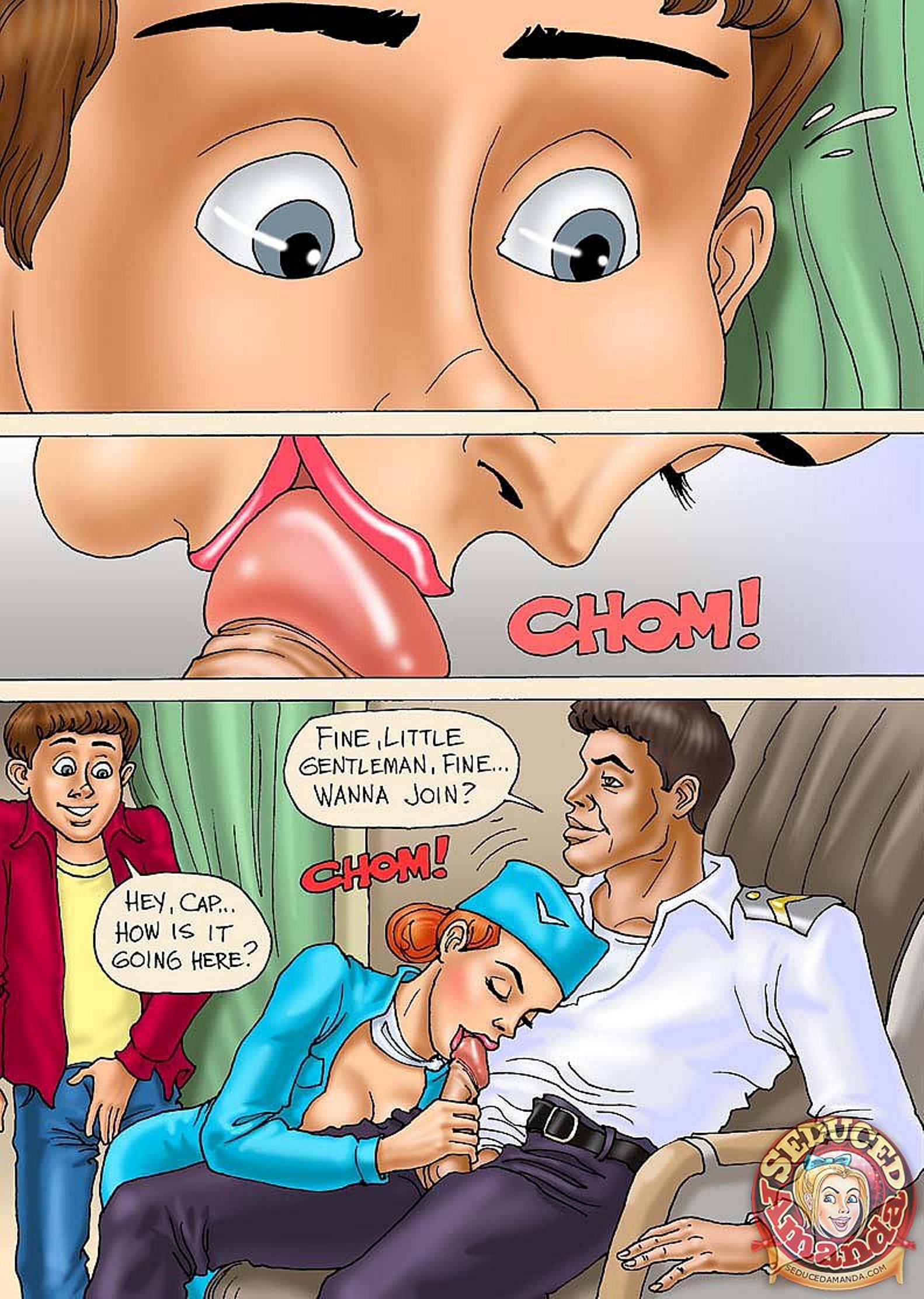 Seduced Amanda [Seduced Amanda] Adventure on a Plane – page 5