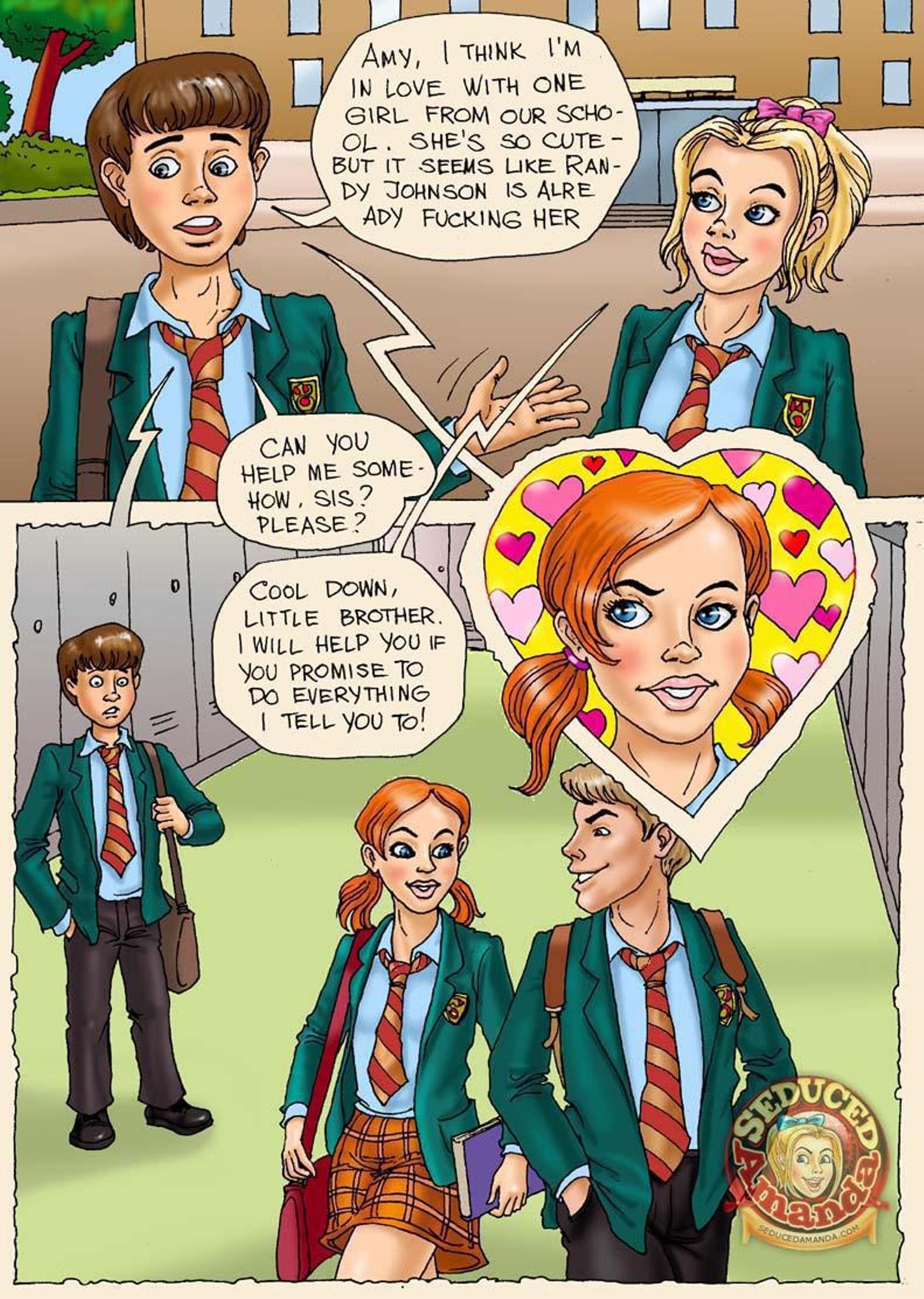 Seduced Amanda [Seduced Amanda] Helping my Brother Out – page 1