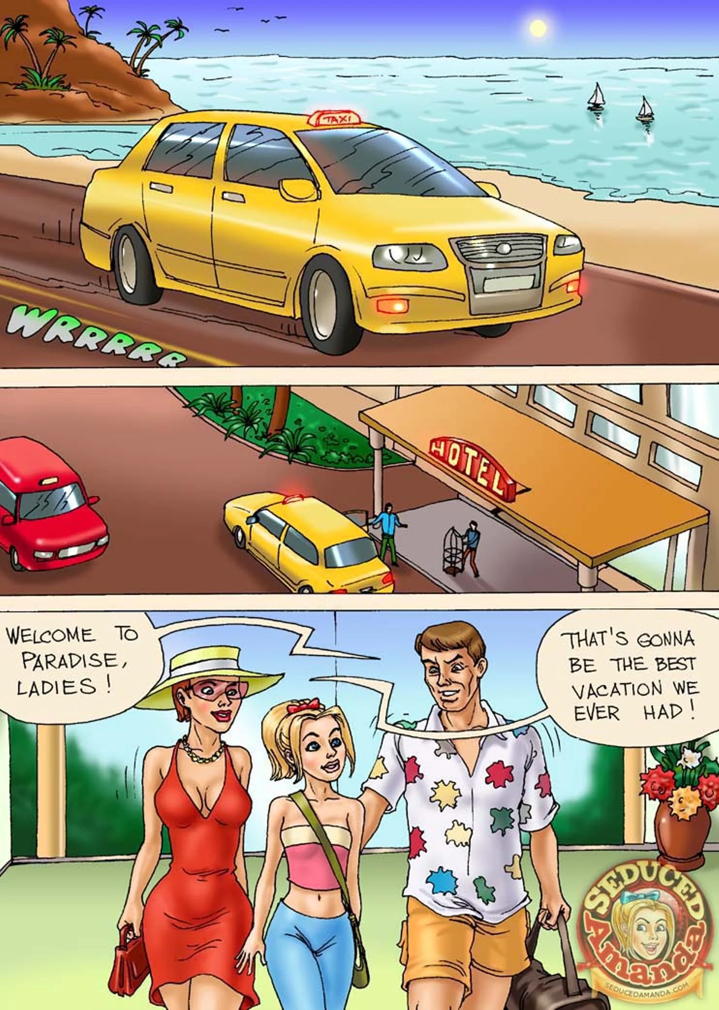 Seduced Amanda [Seduced Amanda] Caribbean Vacation – page 1