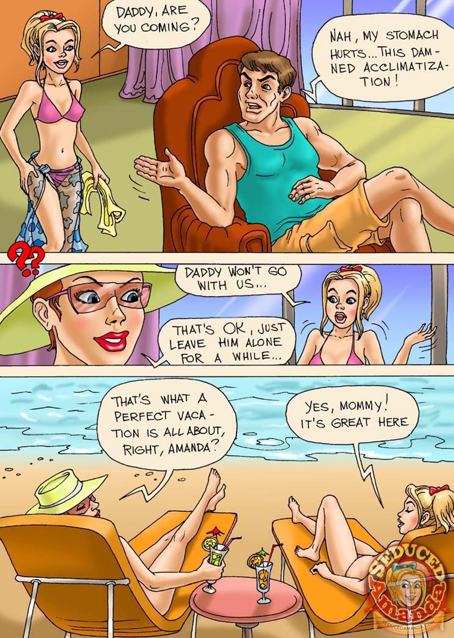 Seduced Amanda [Seduced Amanda] Caribbean Vacation – page 3