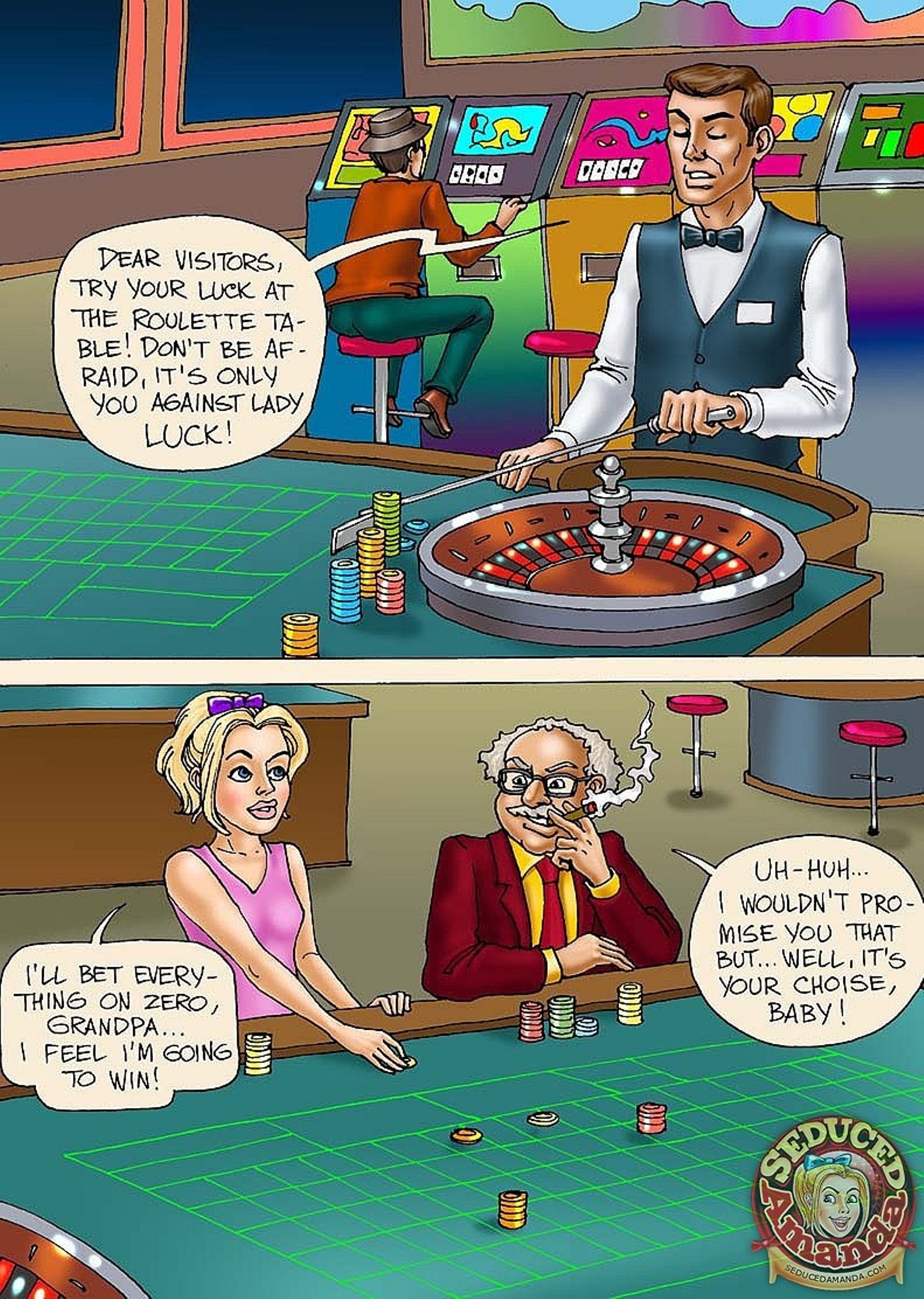 Seduced Amanda [Seduced Amanda] Visiting Casino – page 4