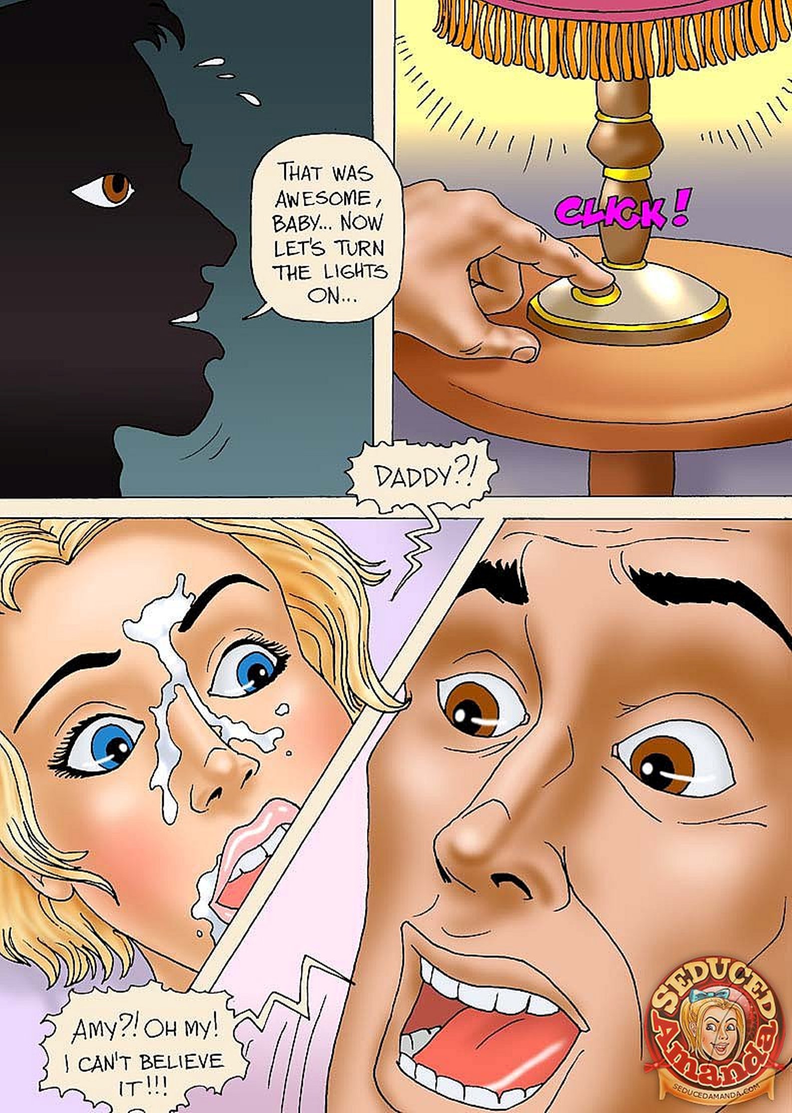 Seduced Amanda [Seduced Amanda] Stranger no Father – page 15