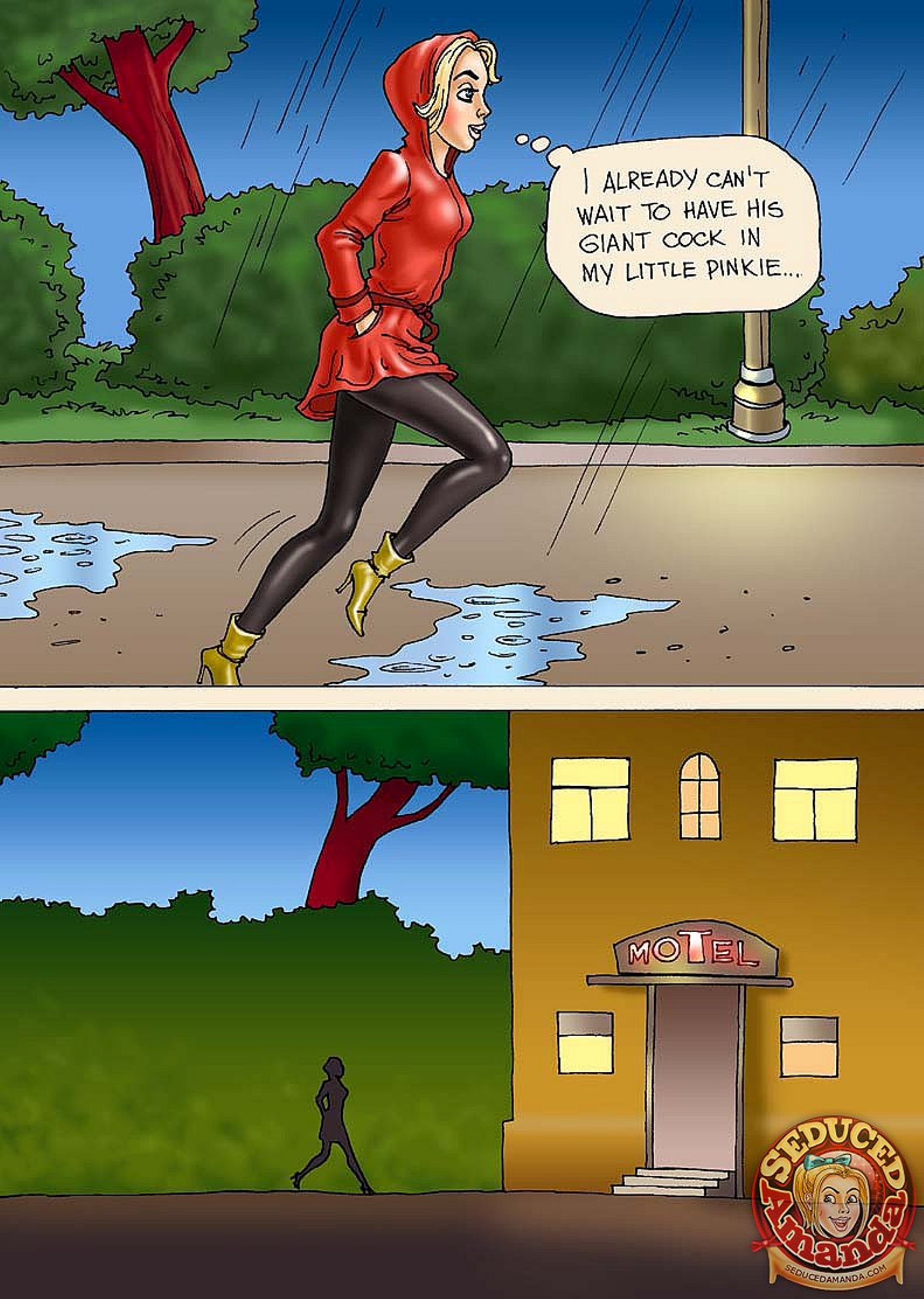 Seduced Amanda [Seduced Amanda] Stranger no Father – page 5