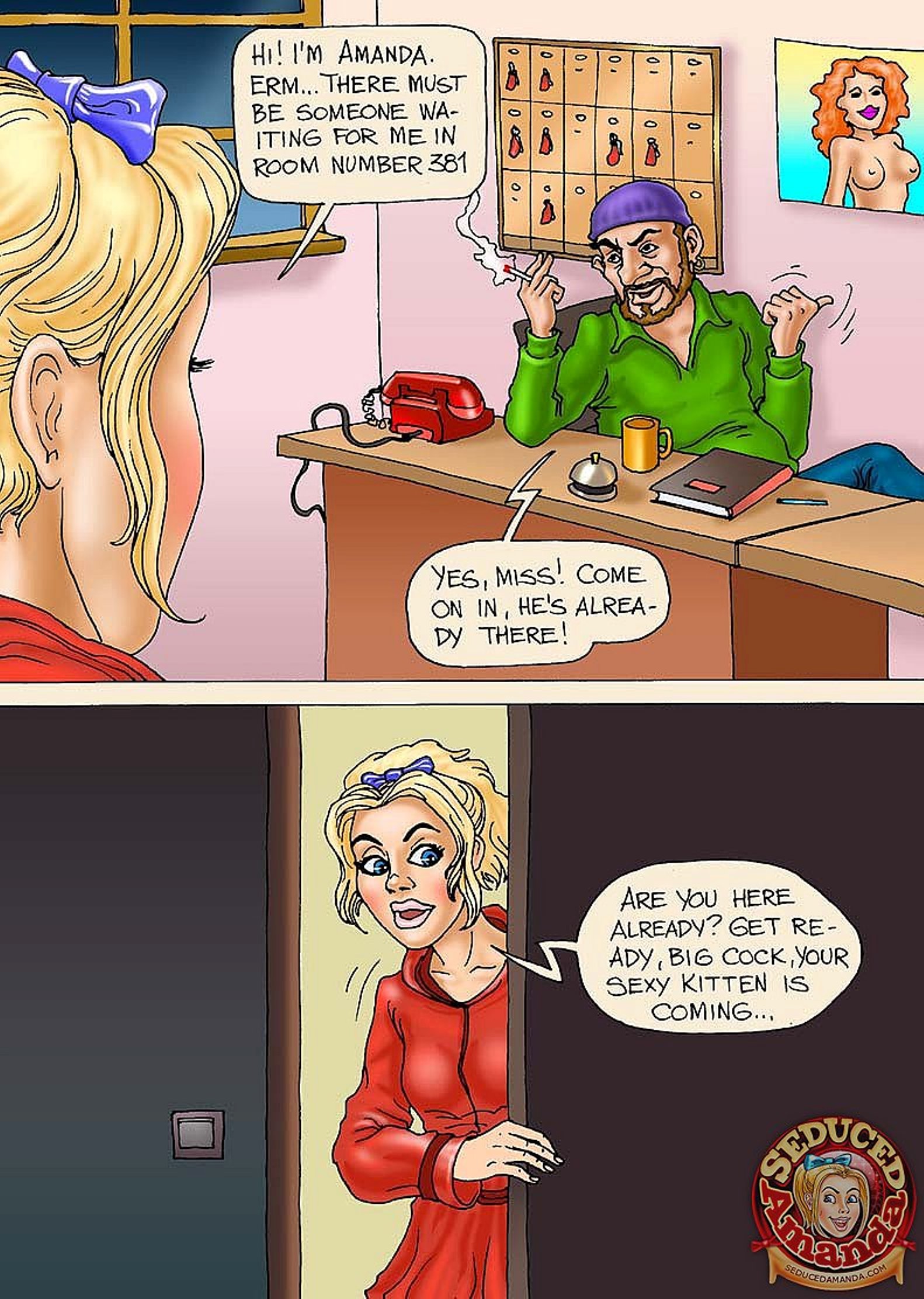 Seduced Amanda [Seduced Amanda] Stranger no Father – page 6
