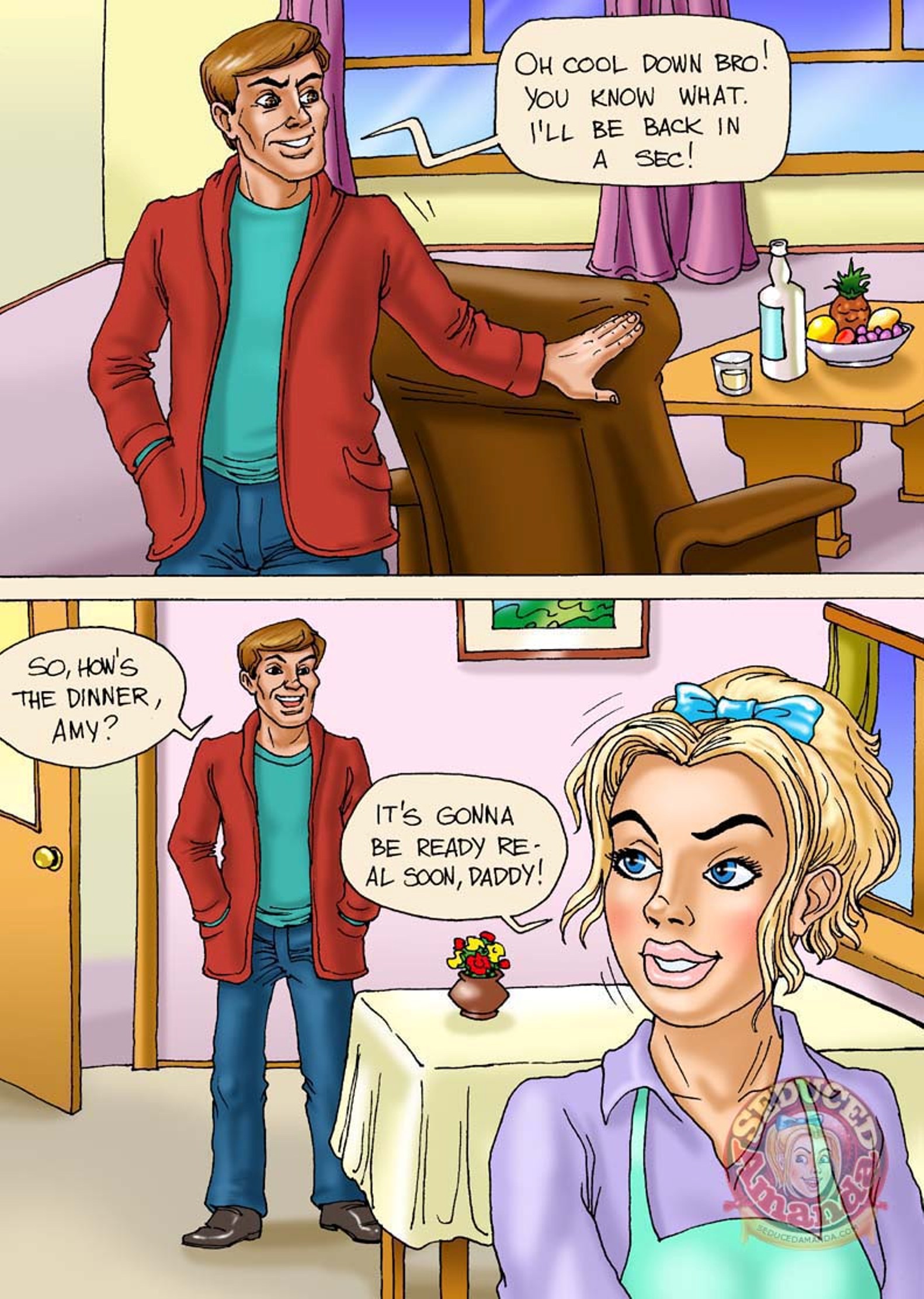 Seduced Amanda [Seduced Amanda] Dad and his Brother – page 4