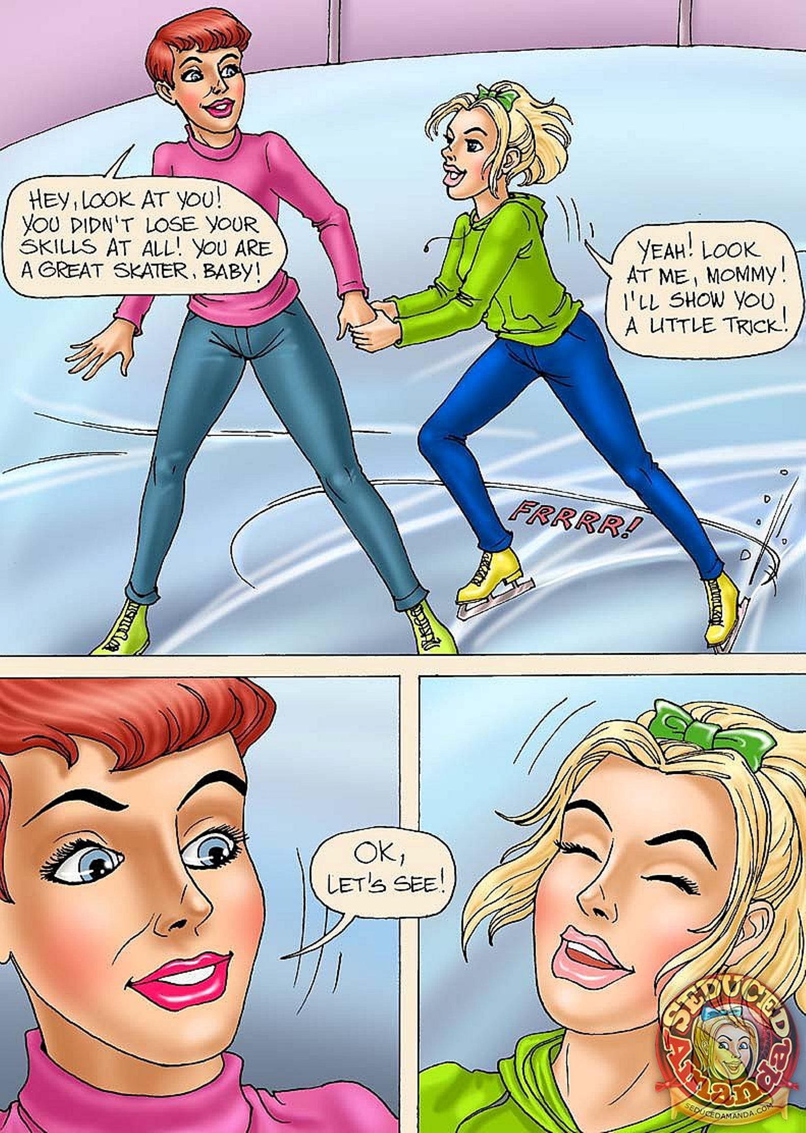 Seduced Amanda [Seduced Amanda] Sexy Skateting – page 4