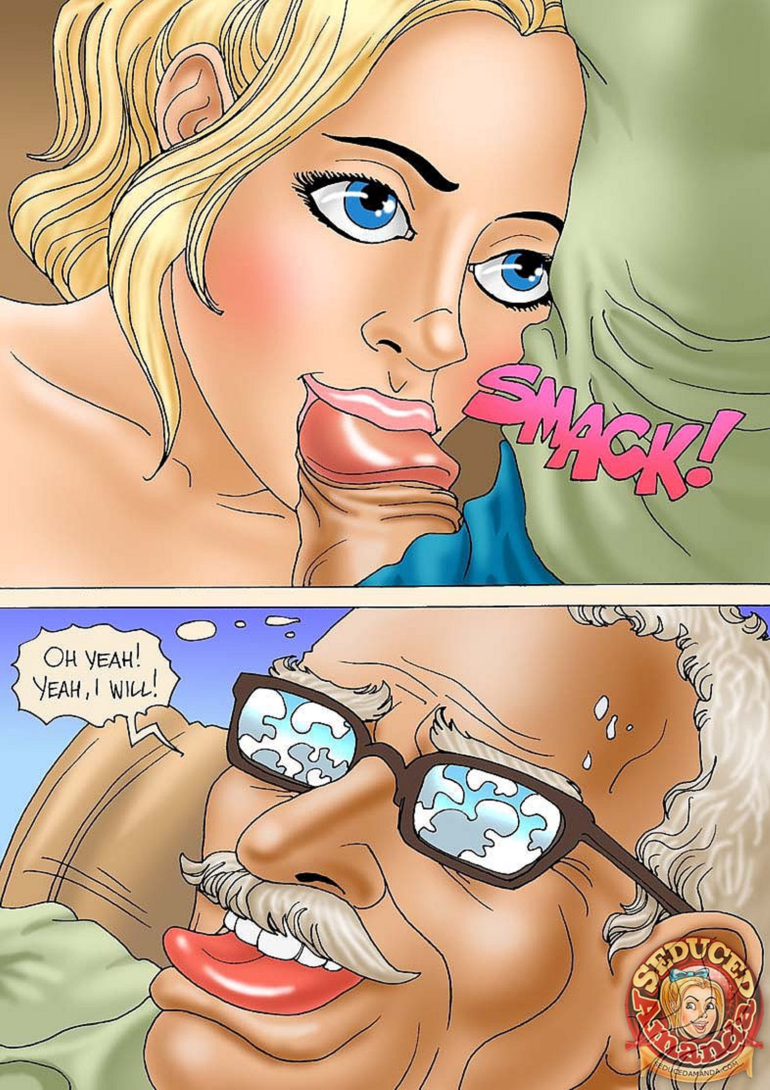 Seduced Amanda [Seduced Amanda] Grandpa and His New Ride – page 12