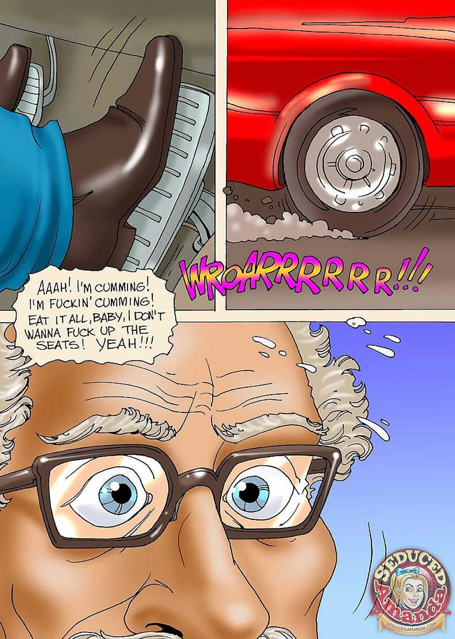 Seduced Amanda [Seduced Amanda] Grandpa and His New Ride – page 14