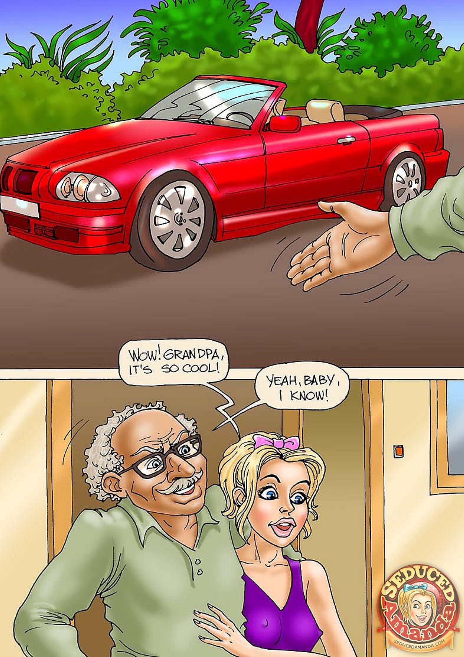 Seduced Amanda [Seduced Amanda] Grandpa and His New Ride – page 2