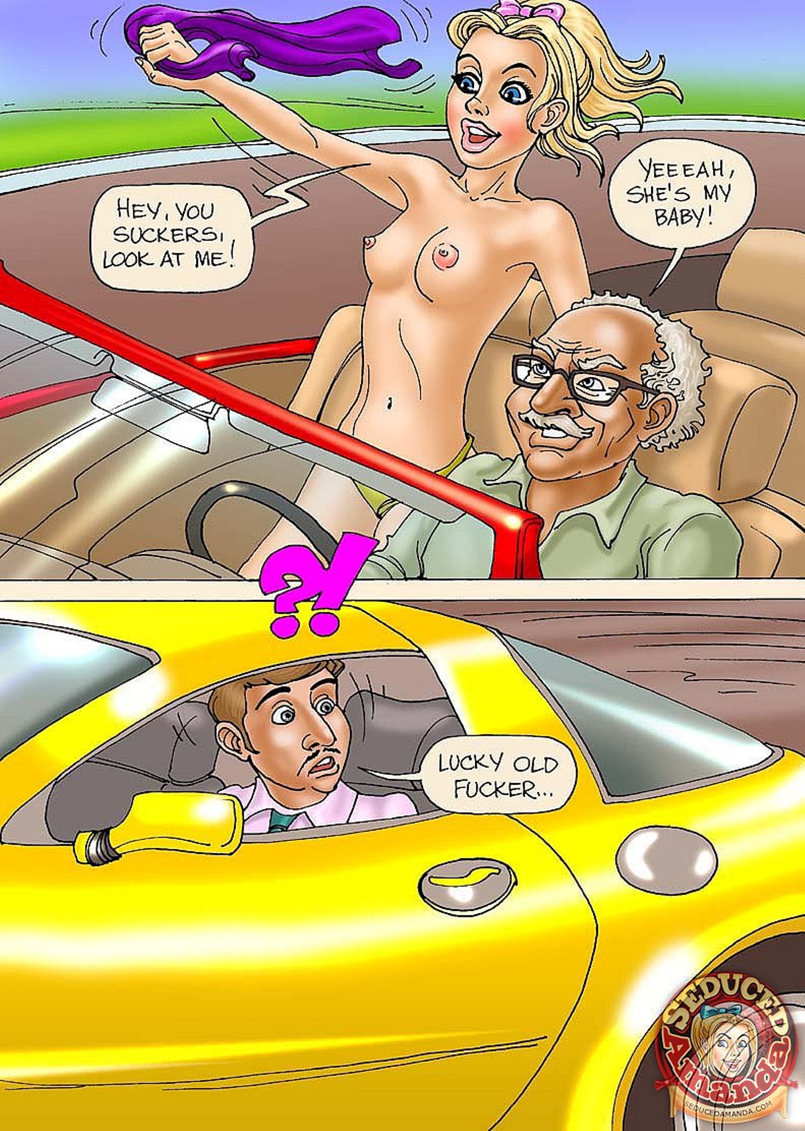 Seduced Amanda [Seduced Amanda] Grandpa and His New Ride – page 5
