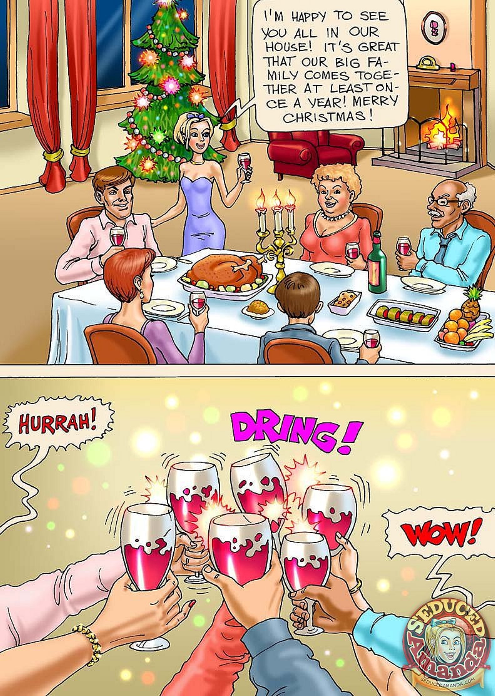 Seduced Amanda [Seduced Amanda] Christmas Turkey – page 1