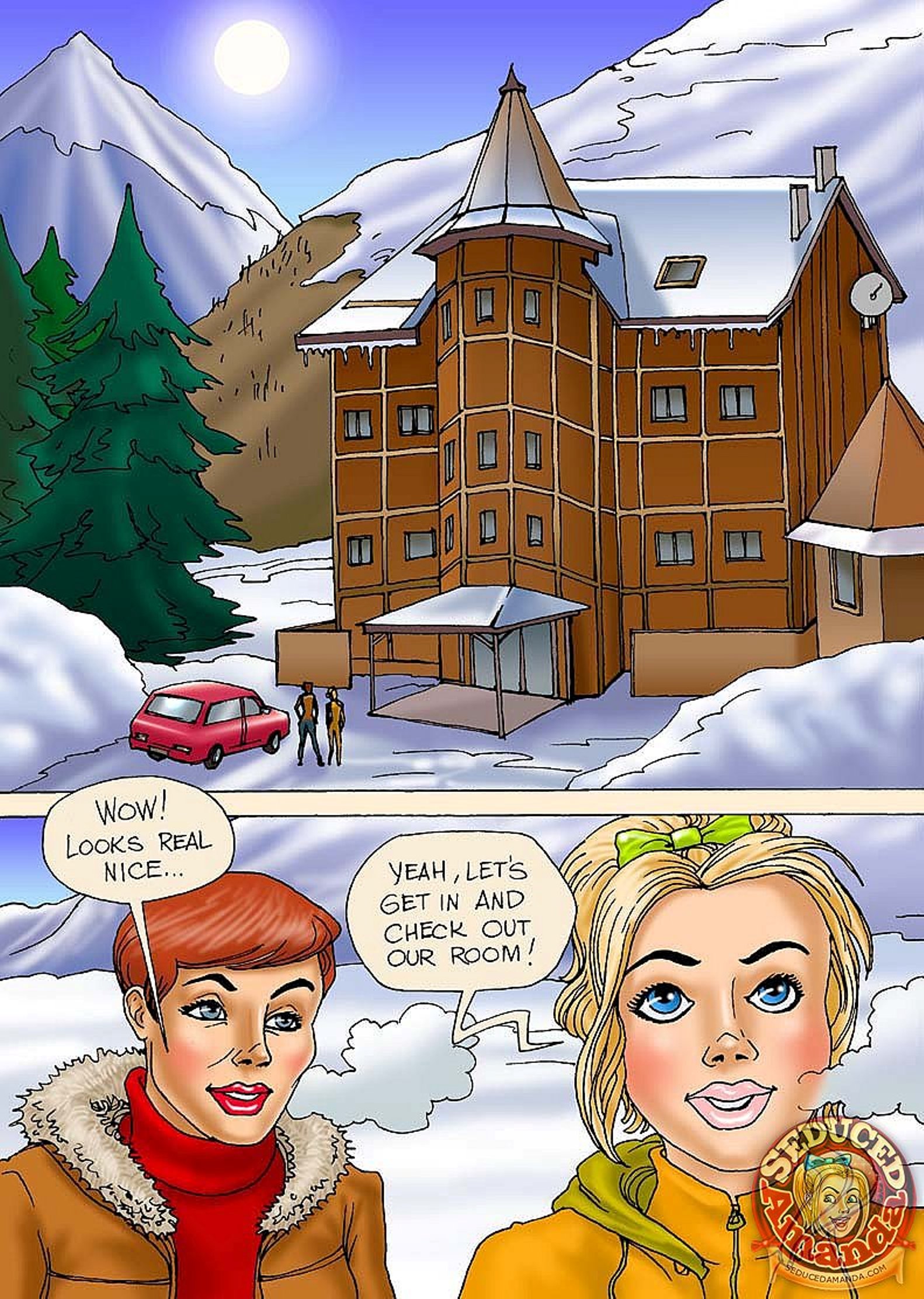 Seduced Amanda [Seduced Amanda] Sexy Skiing – page 2