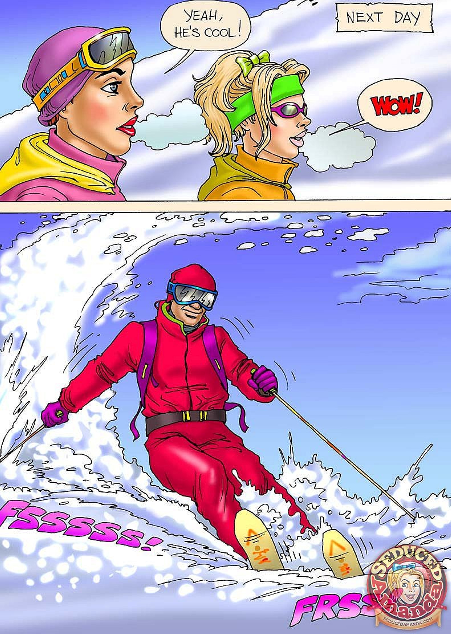 Seduced Amanda [Seduced Amanda] Sexy Skiing – page 3
